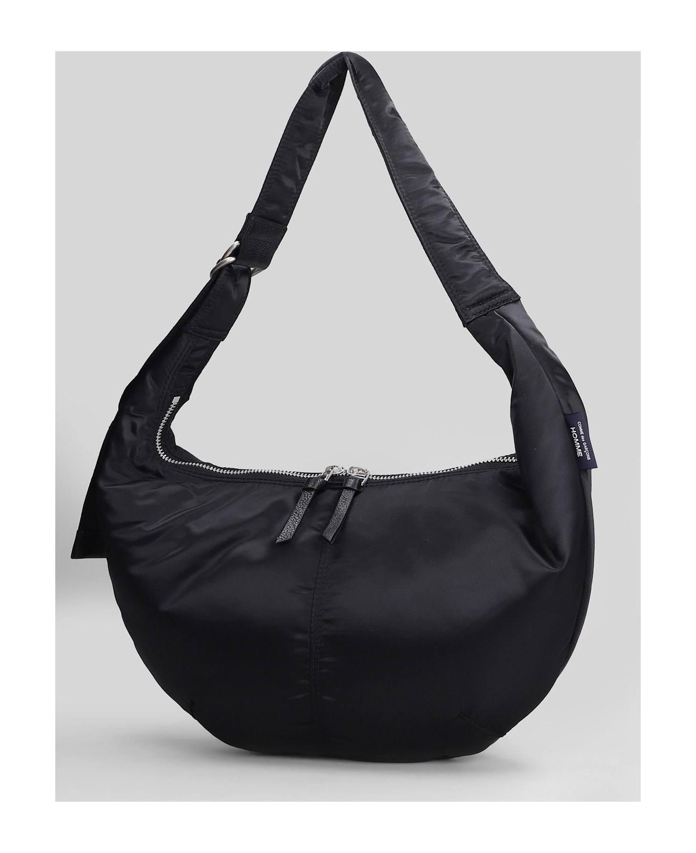 Comme des Garçons Homme Shoulder Bag In Black Nylon - black