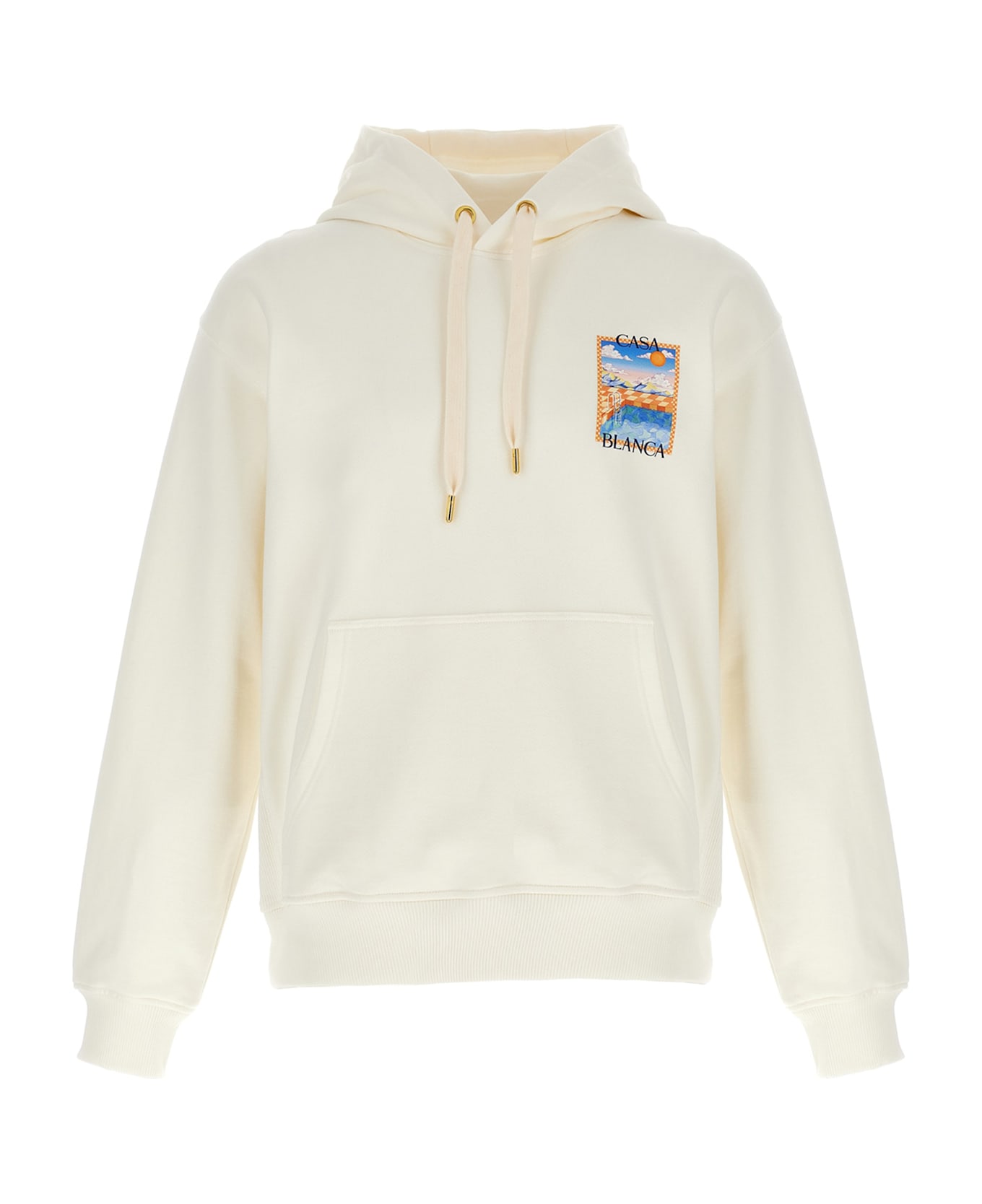 Casablanca 'the Surreal Pool' Hoodie - White