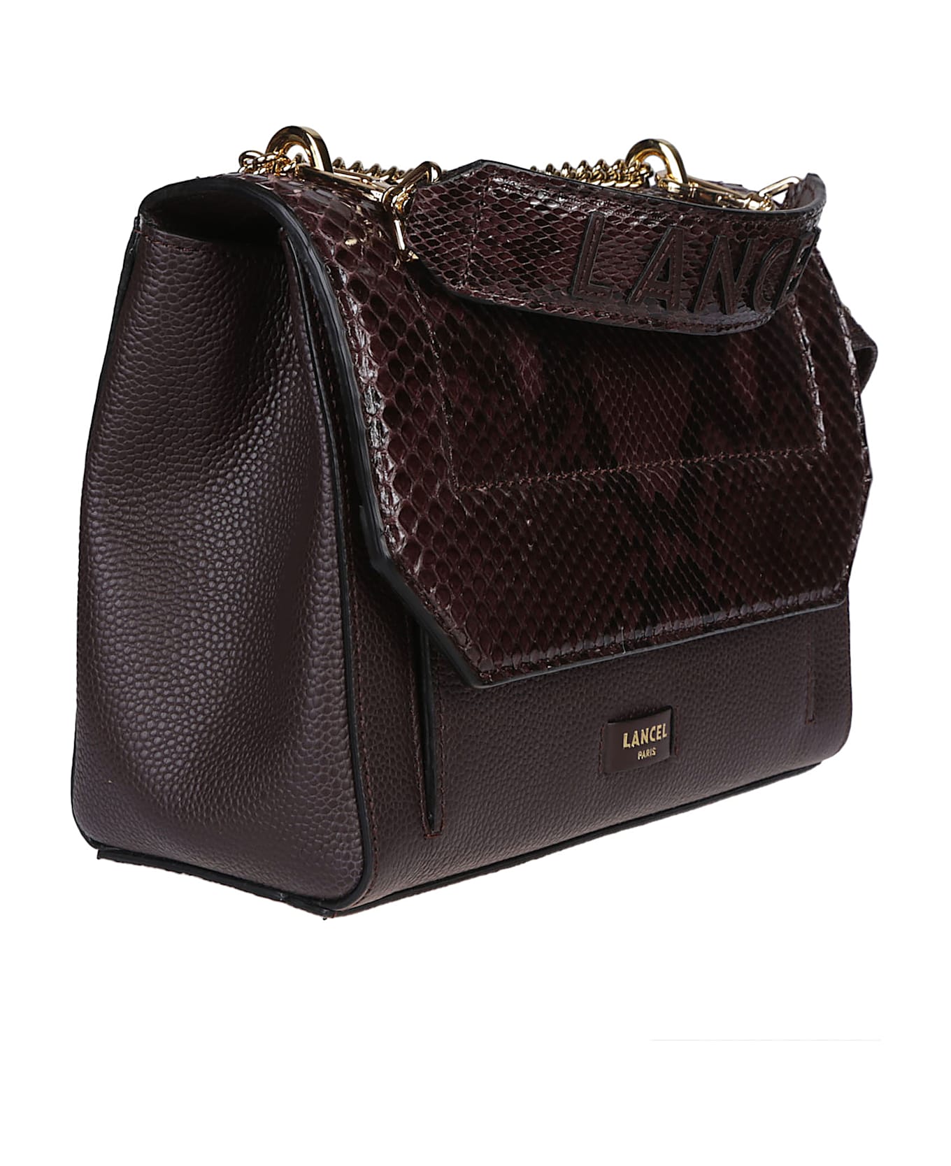 Lancel Ninon Medium Flap Bag - Chocolate