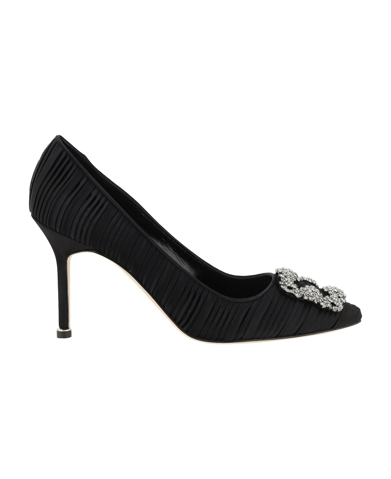 Manolo Blahnik Satin Hangisi Pumps
