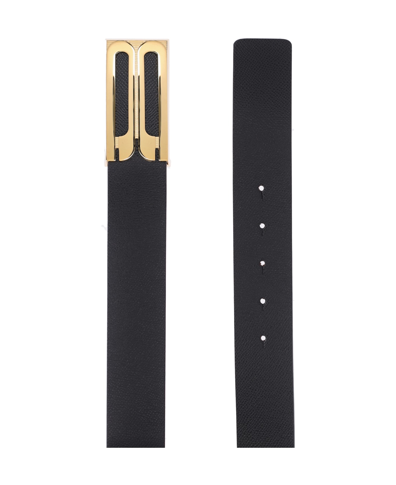 Victoria Beckham 'jumbo Frame' Belt - Black  