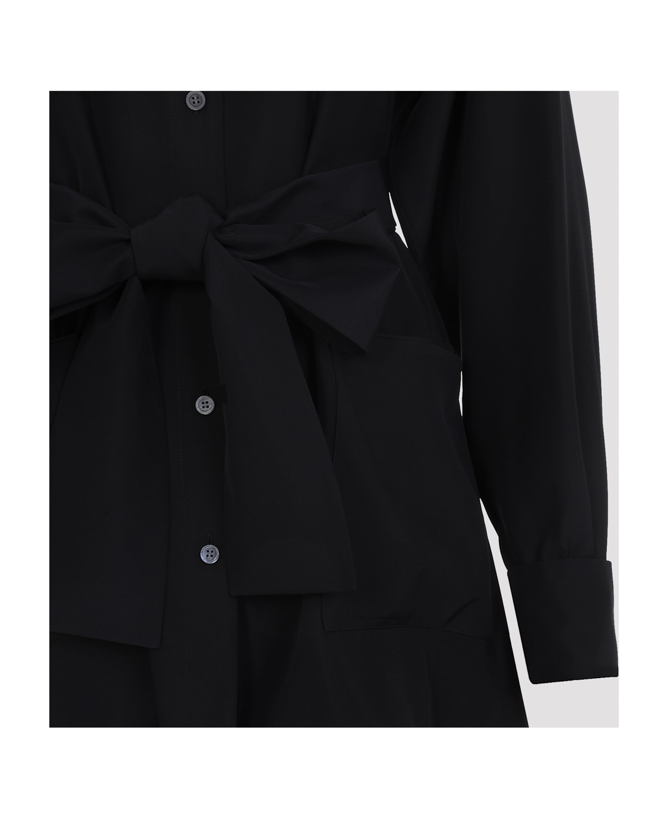 Loewe Belted Blouse - Black