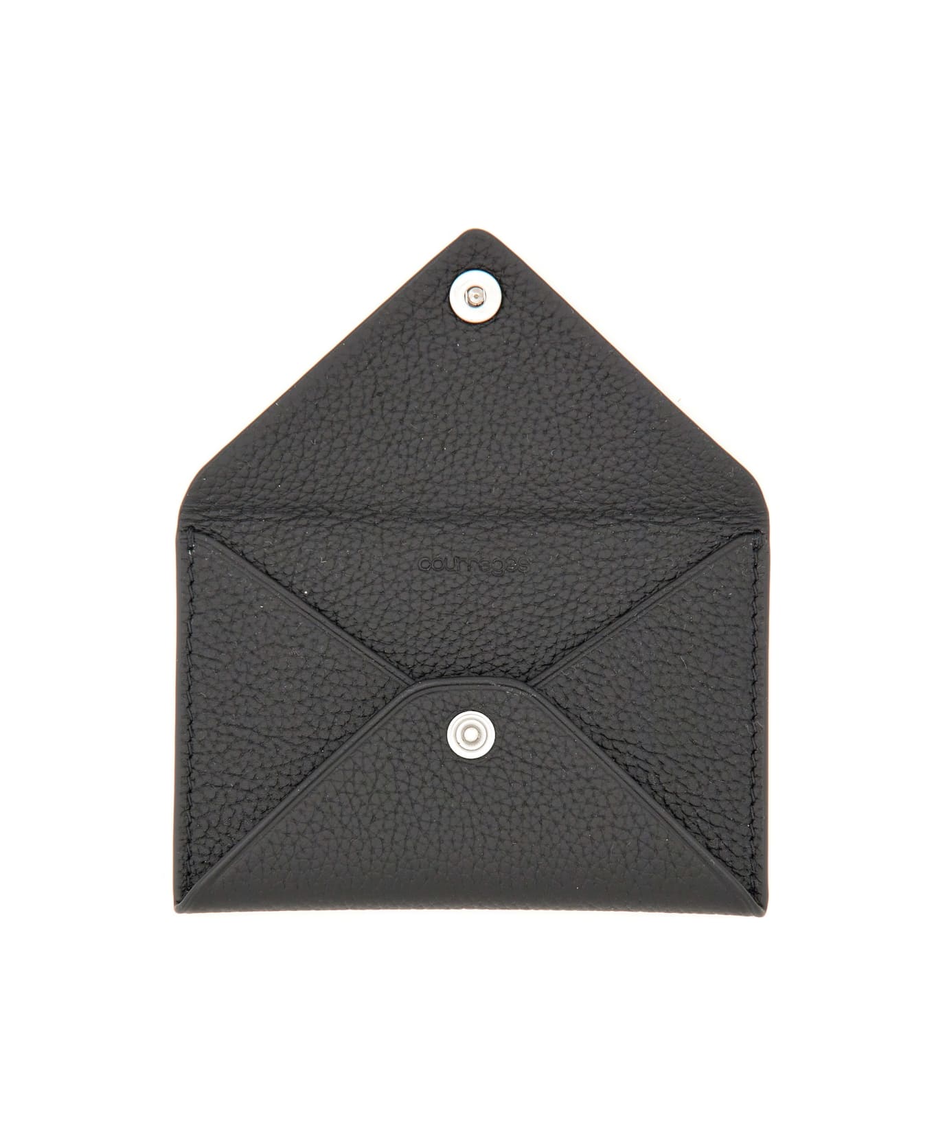 Courrèges Envelope Card Holder - BLACK