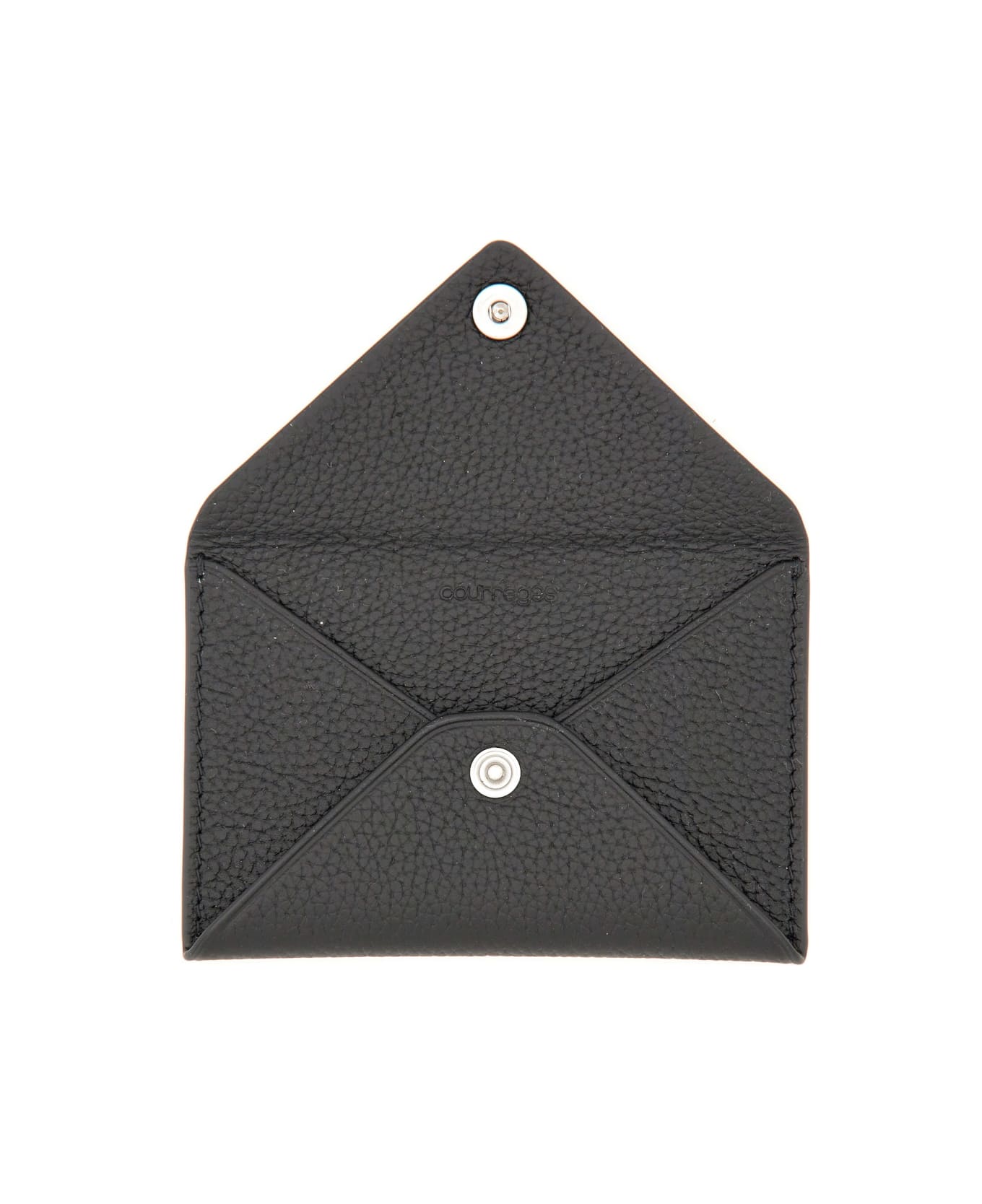 【COURREGES】AC Stud Envelope Card Holder/関税+全国送料込み GRAINED LEATHER ENVELOPE CARDHOLDER - courrèges