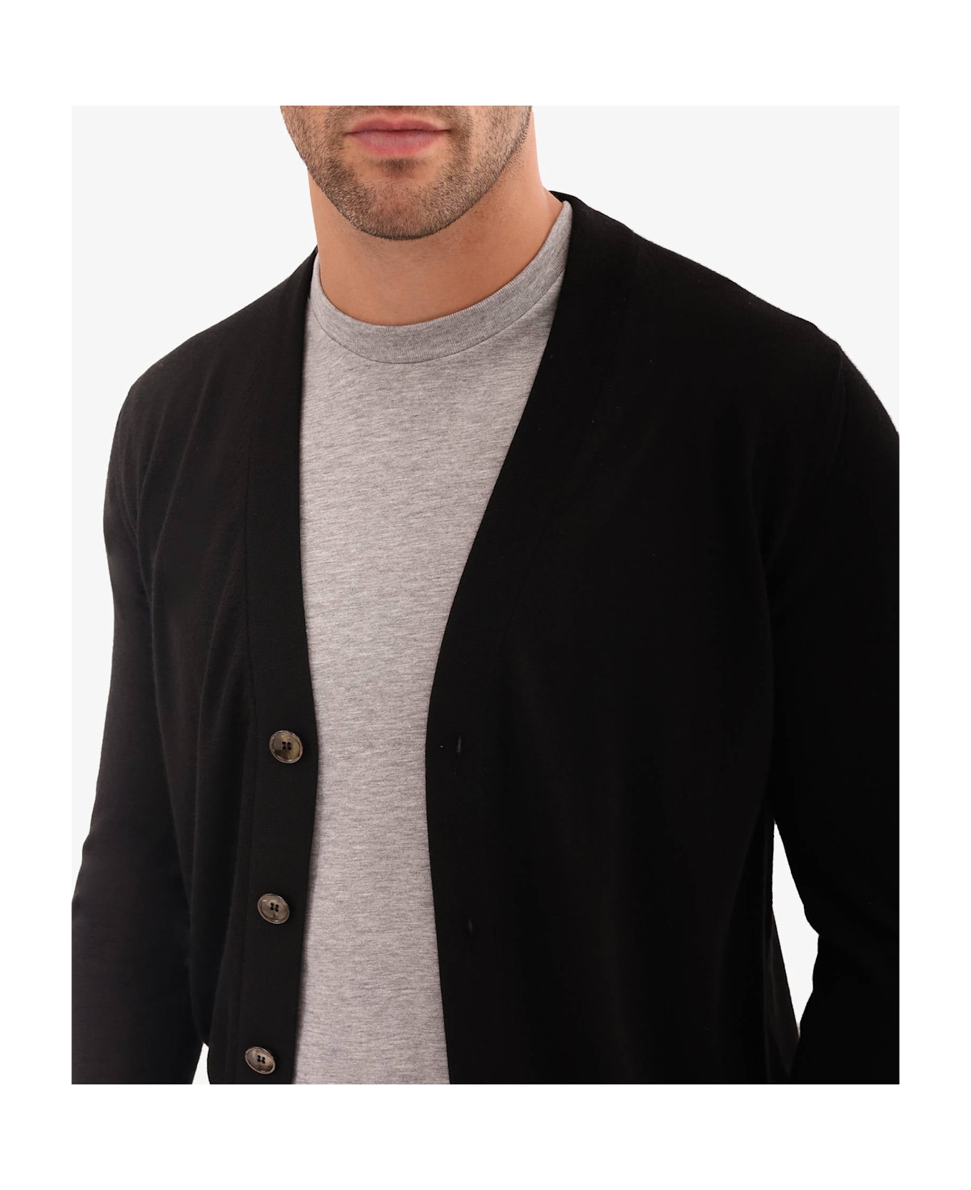 Larusmiani Cardigan Spirit 54 Cardigan - Black