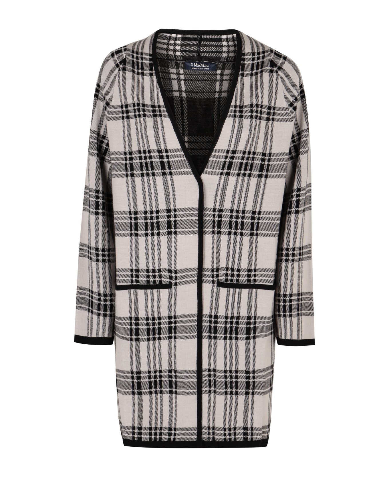 
S Max Mara Destino Virgin Wool Cardigan - Ivory