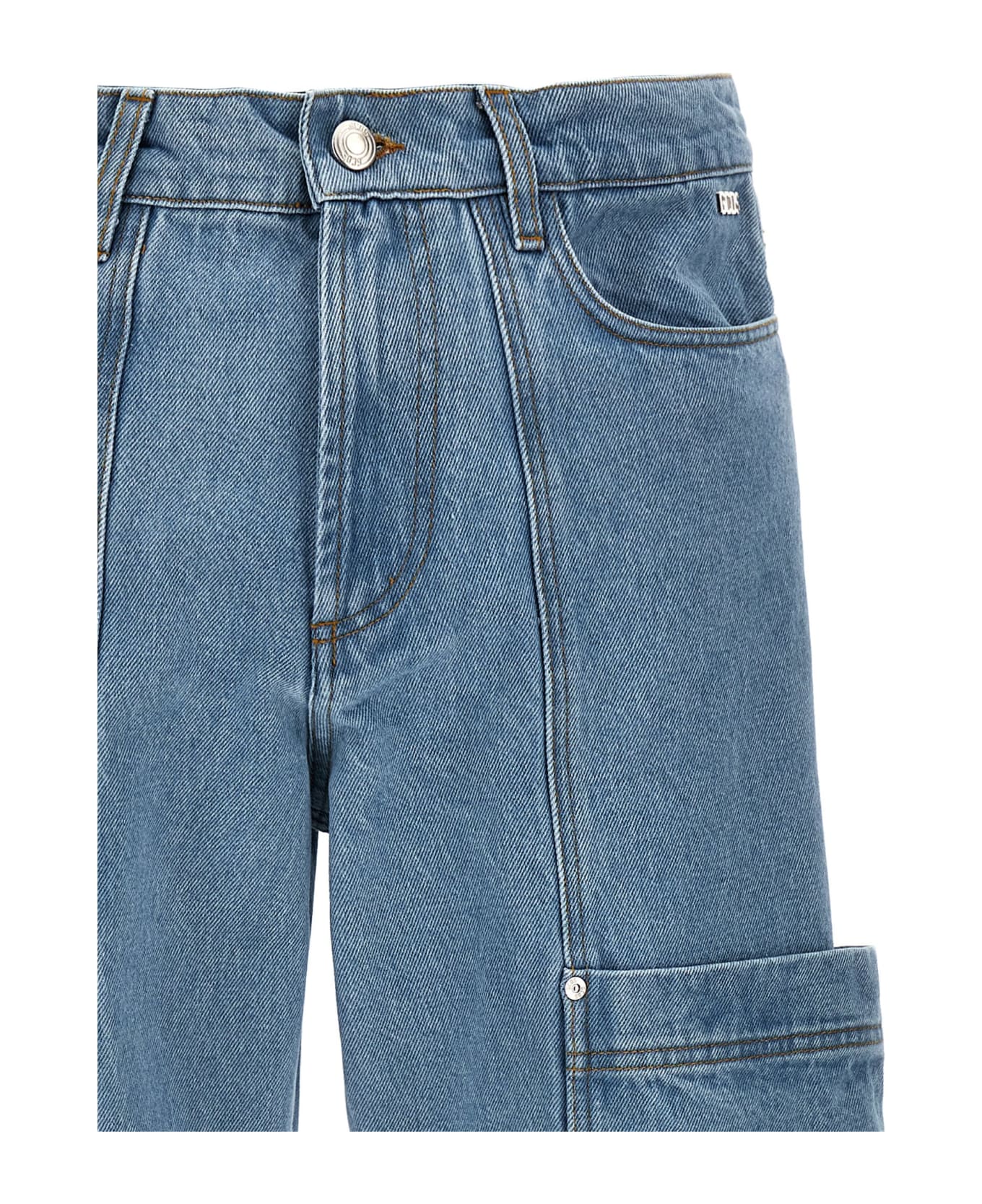 GCDS 'denim Ultrapocket' Jeans - Light Blue