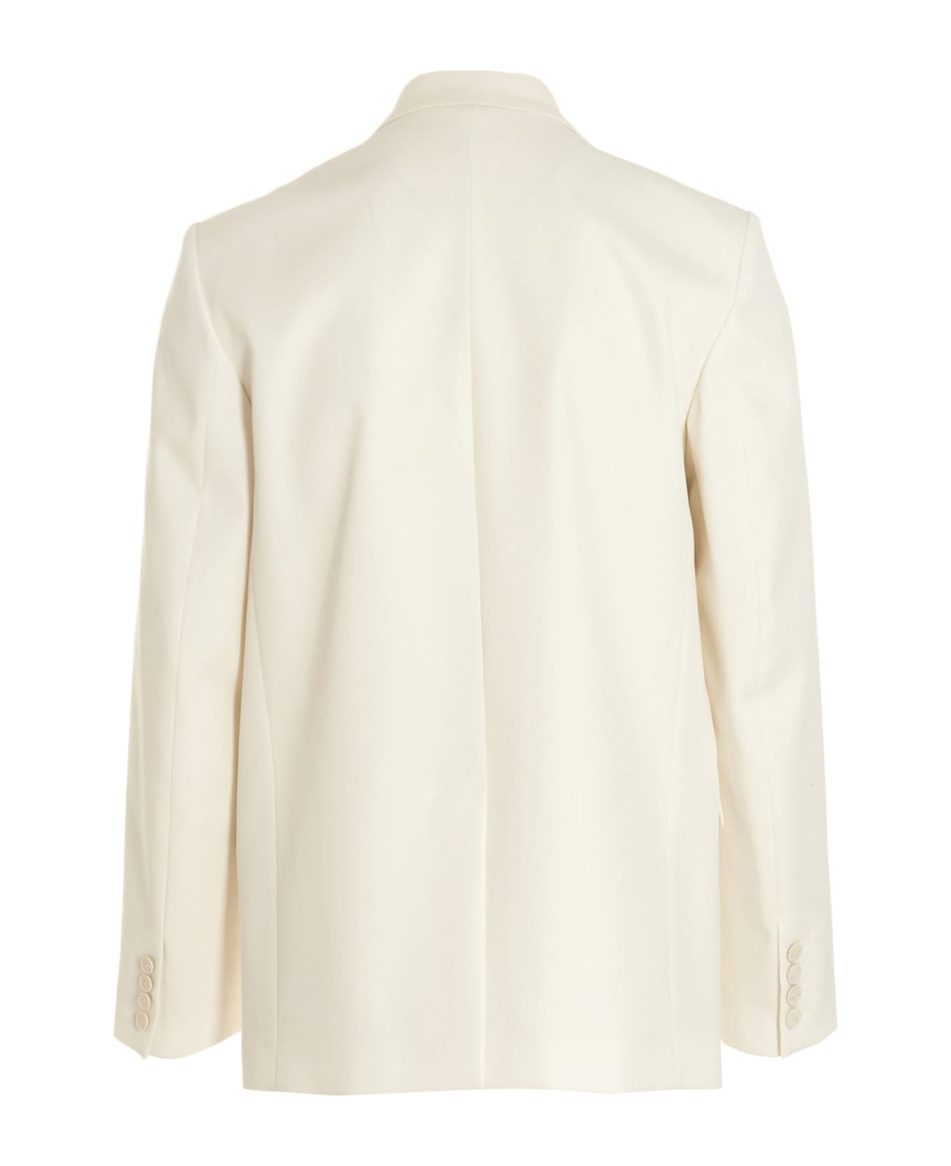 Valentino Garavani Wool Double Breast Blazer Jacket - White ブレザー