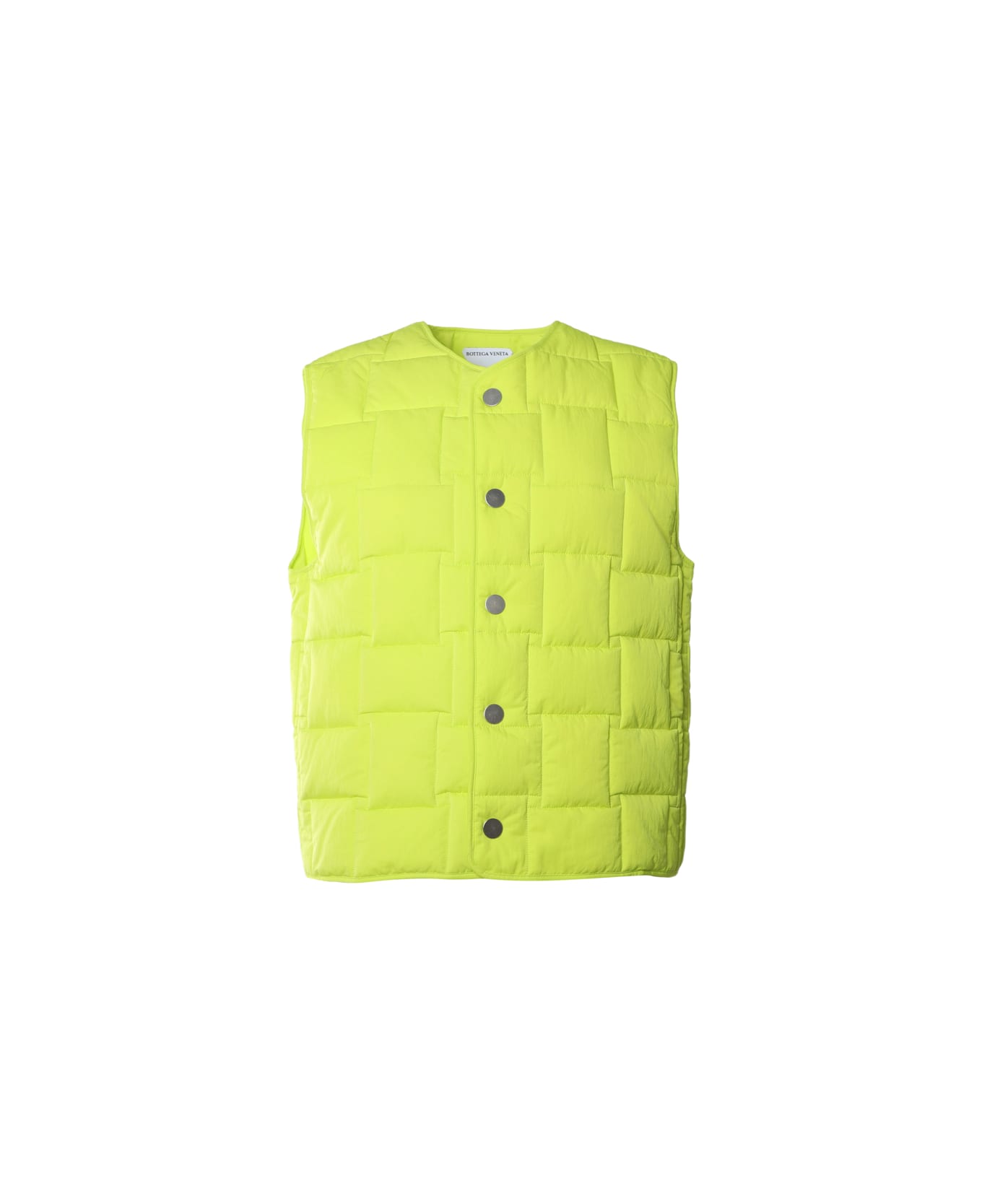 Bottega Veneta Technical Nylon Vest With All-over Woven Pattern