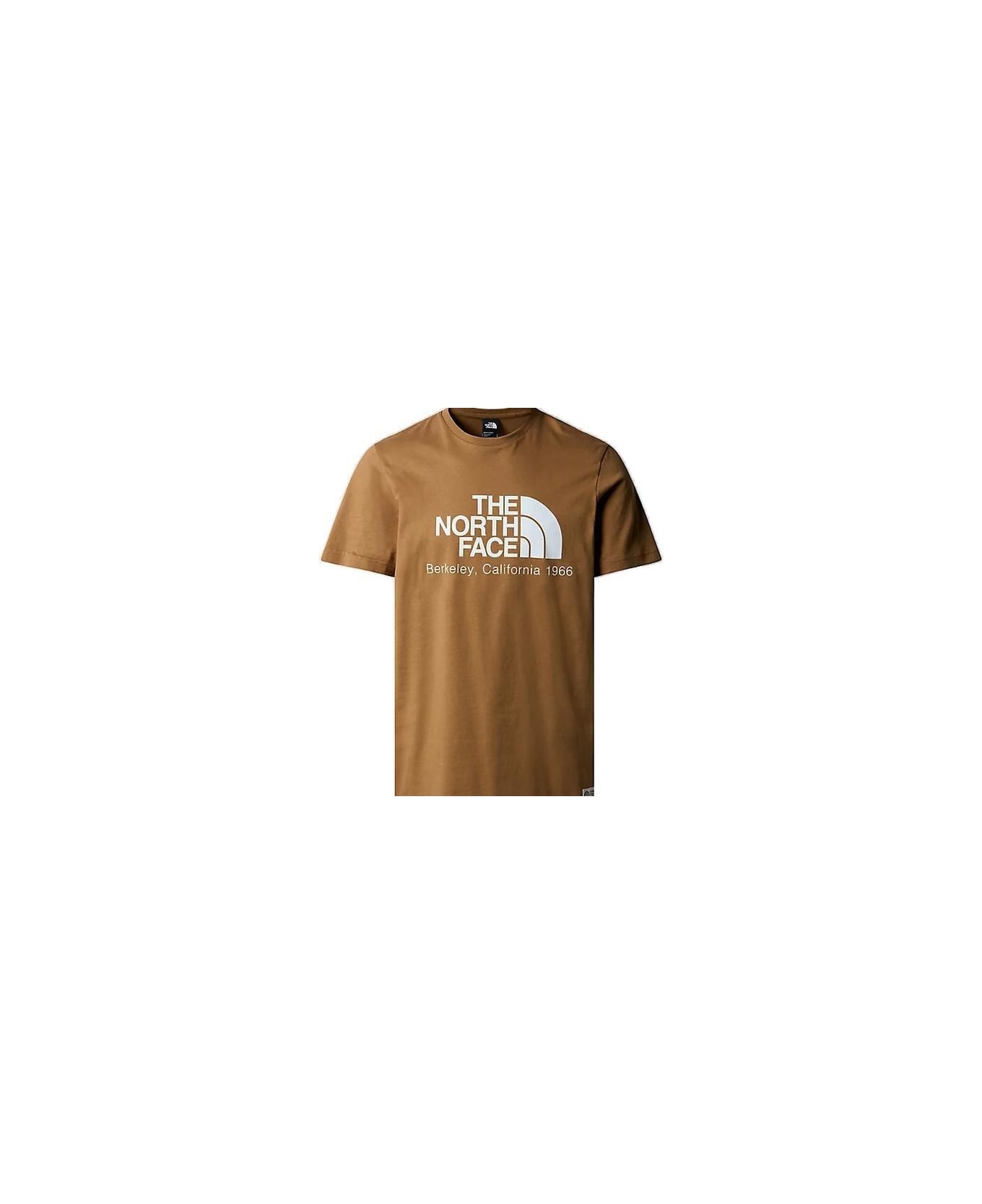 The North Face Logo-printed Crewneck T-shirt - Utility brown シャツ