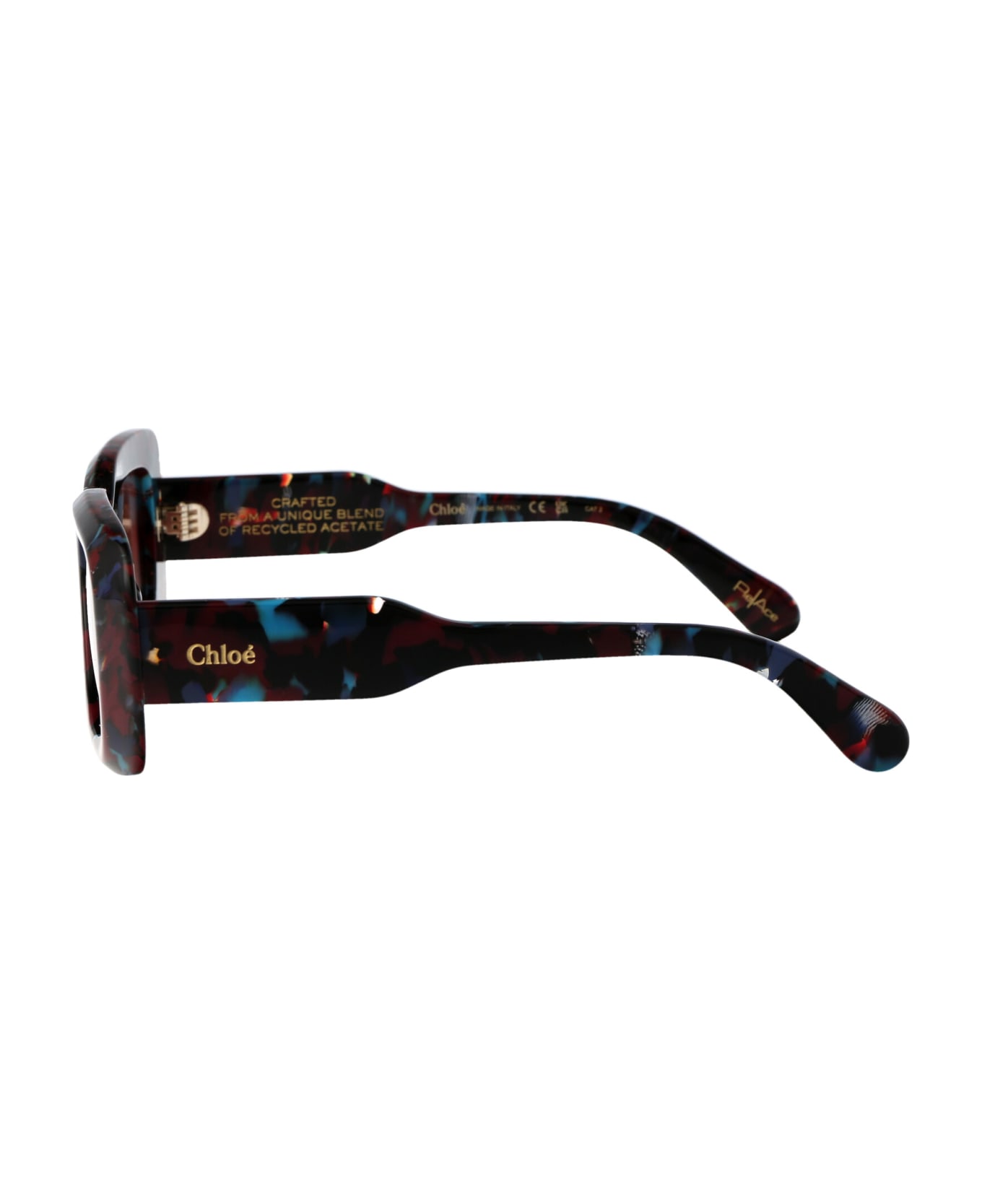 Chloé Eyewear Ch0188s Sunglasses - 006 HAVANA HAVANA RED サングラス