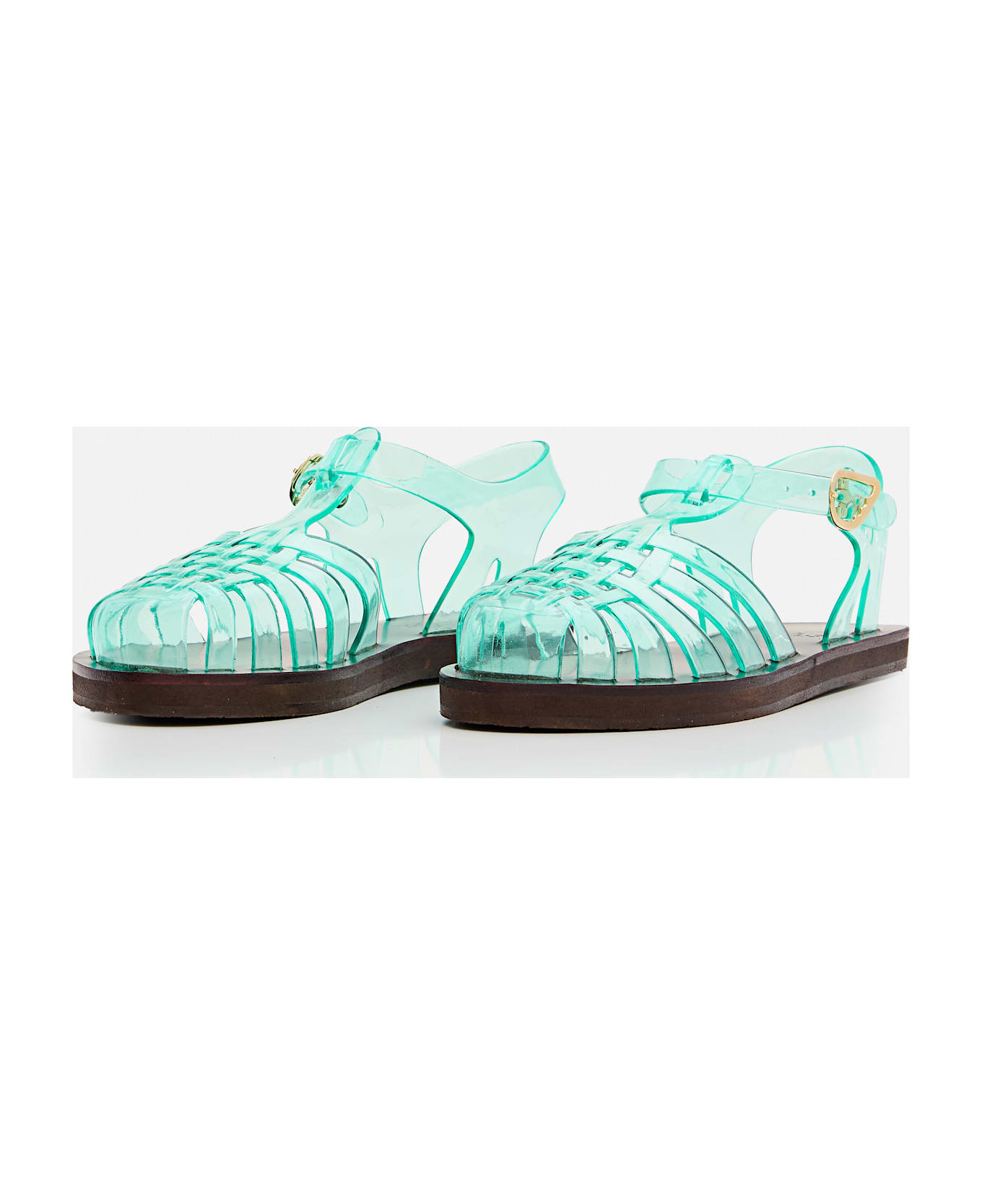 Ancient Greek Sandals Homeria Jelly - Clear Blue