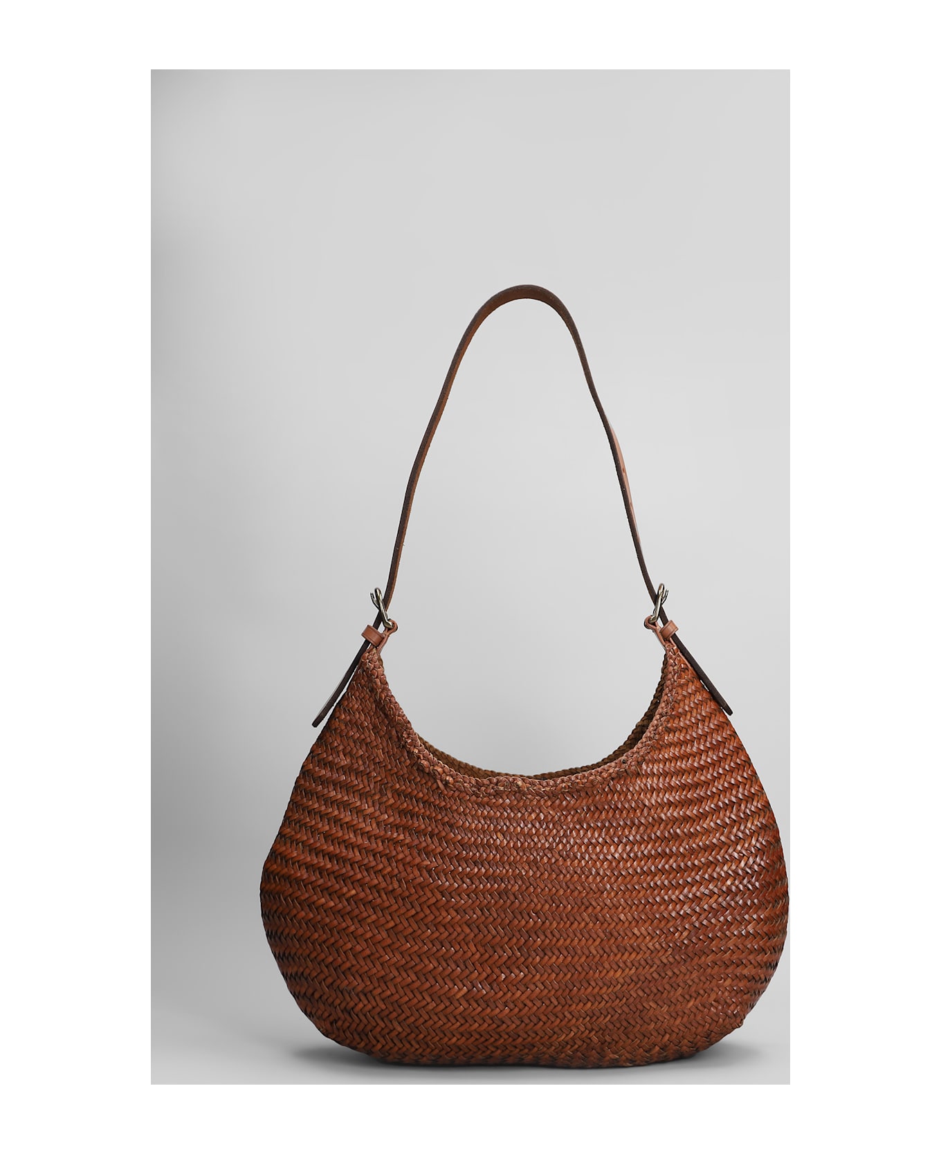 Dragon Diffusion Luna Mezza Tote In Leather Color Leather - leather color