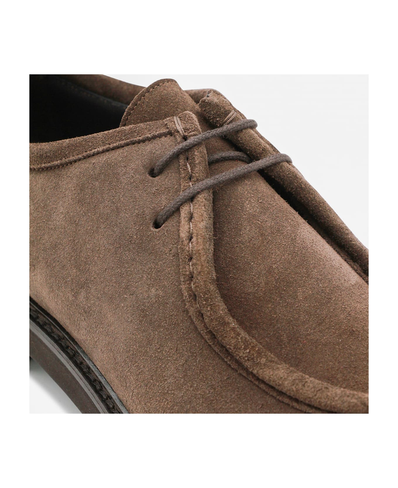 Canali Brown Leather Lace Up Shoes レースアップシューズ