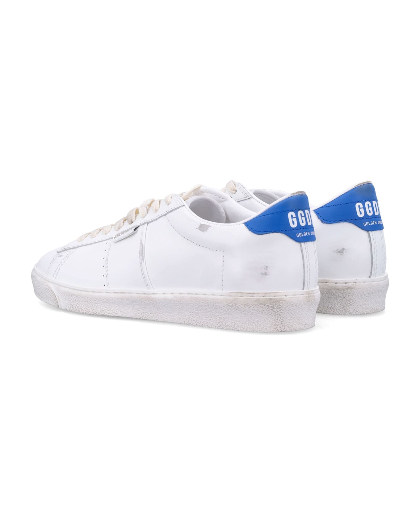 Golden Goose Matchstar Sneakers - Optic white/blue 11984