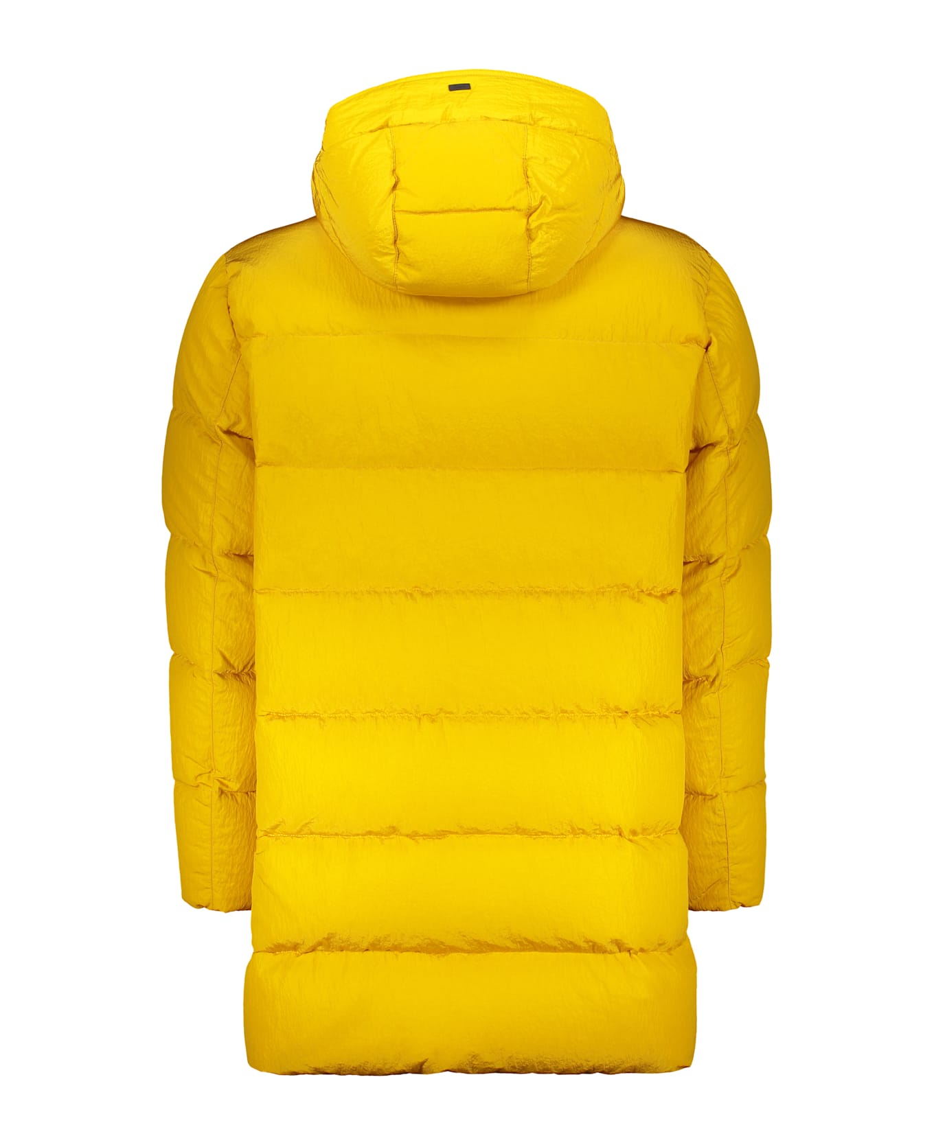 Herno Hooded Down Jacket - Yellow