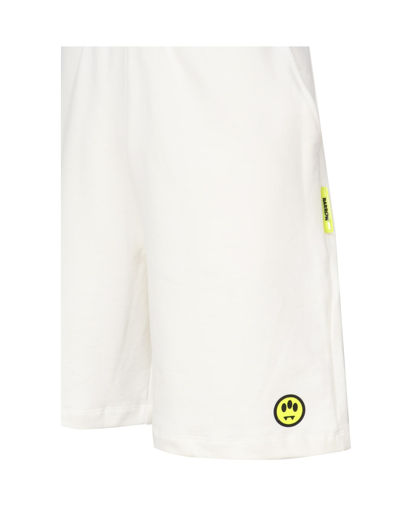 Barrow Bermuda Shorts With Logo - White