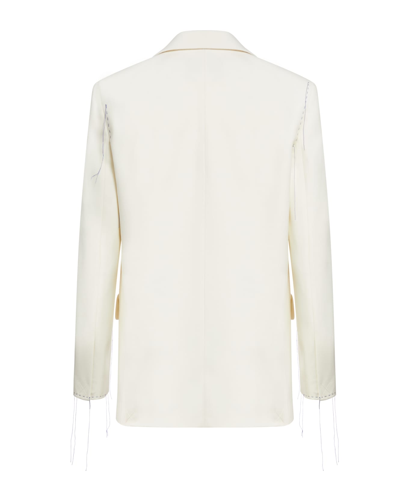 Off-White Ivory Jersey Blazer - WHTWHT