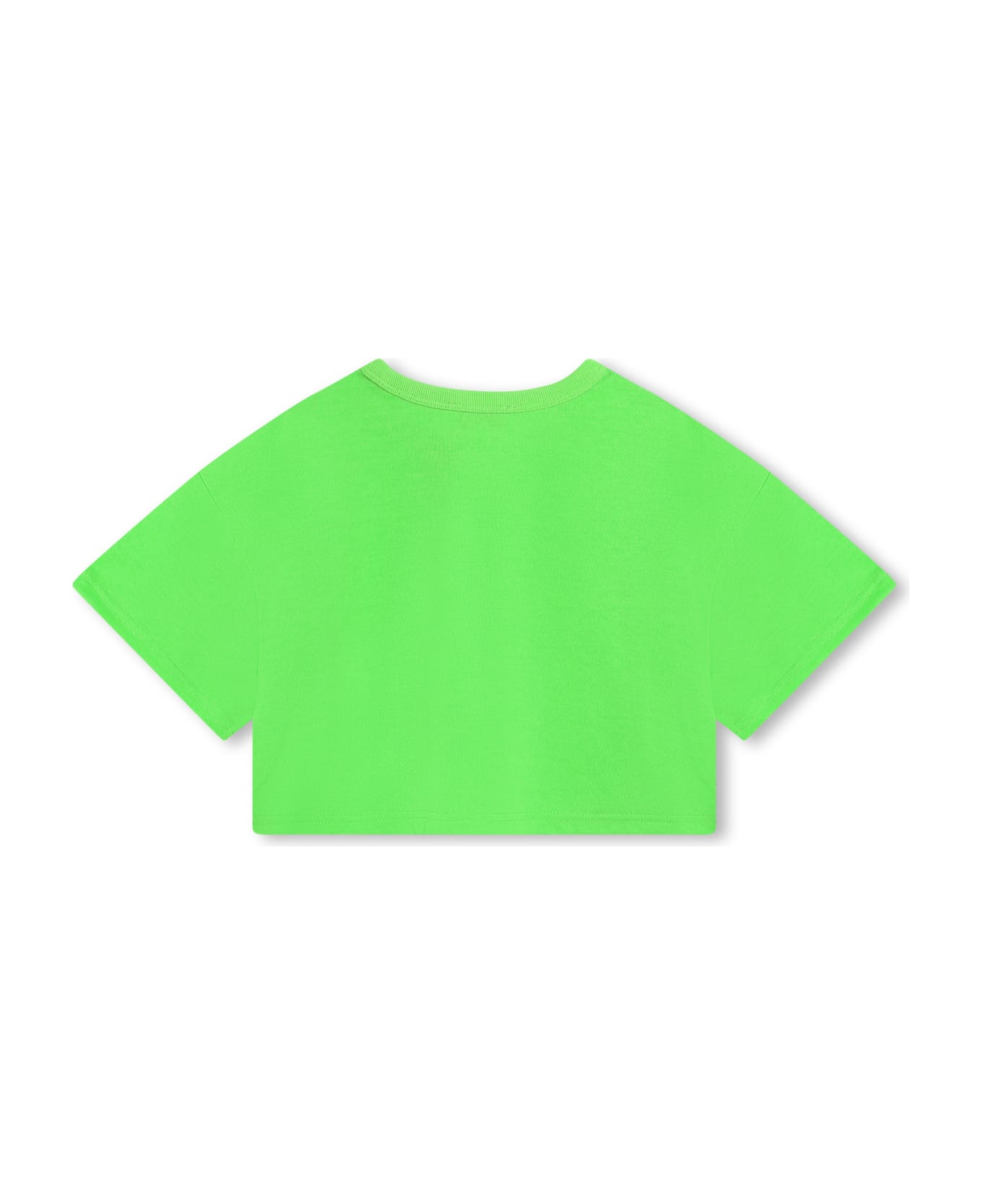 Little Marc Jacobs T-shirt Con Stampa - Verde