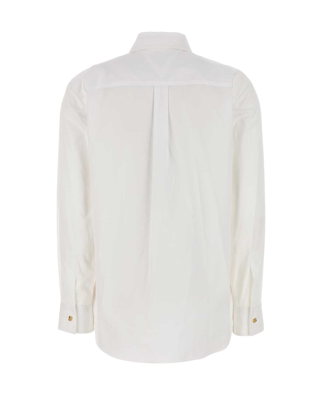 Bottega Veneta White Poplin Shirt - WHITE