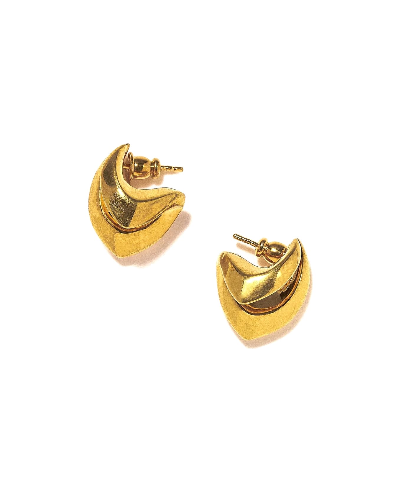 Panconesi Spada Huggies Earrings - Gold