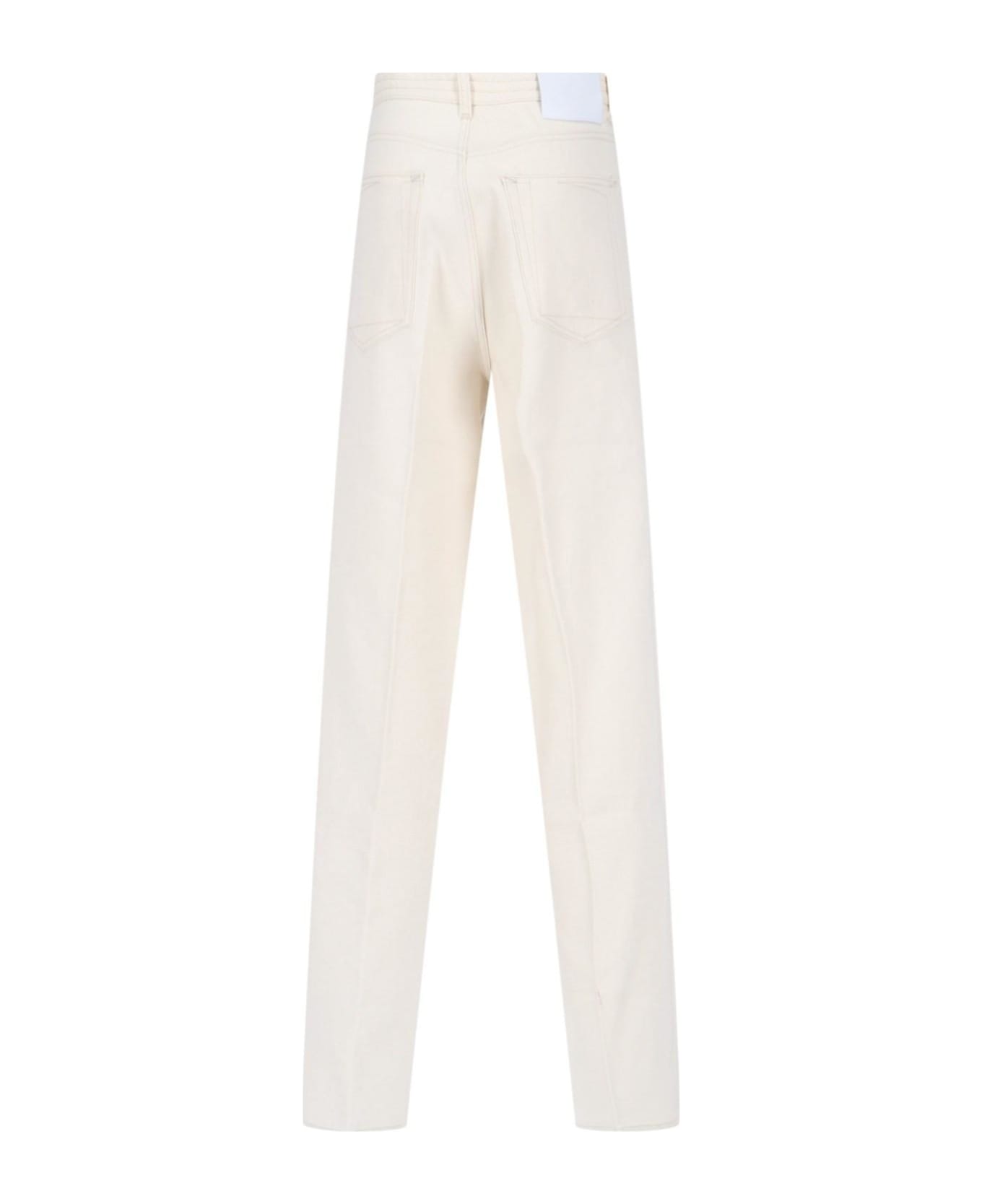 Setchu Straight Jeans - N WHITE デニム