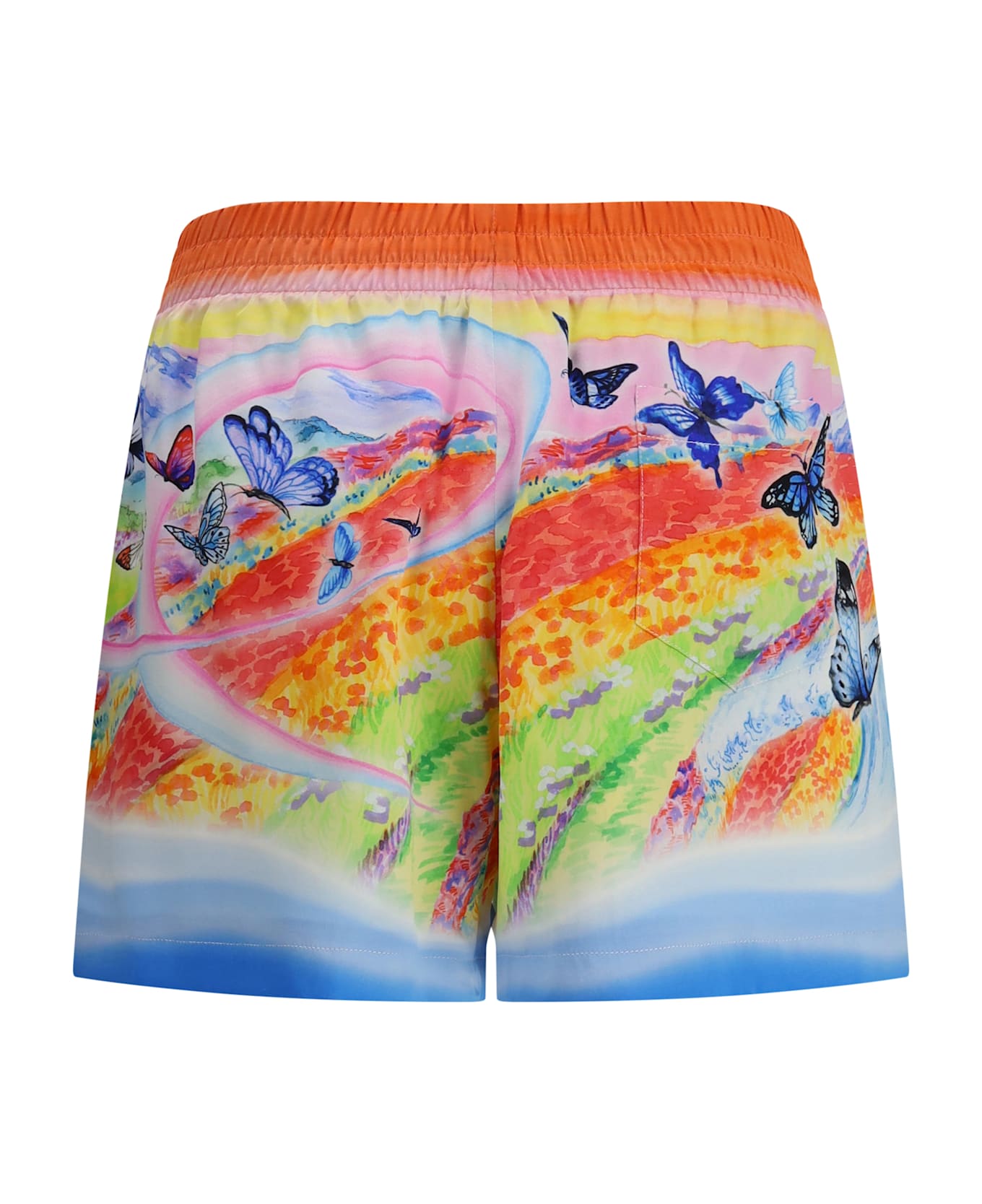 Casablanca Teacher Butterfly Landscape Shorts