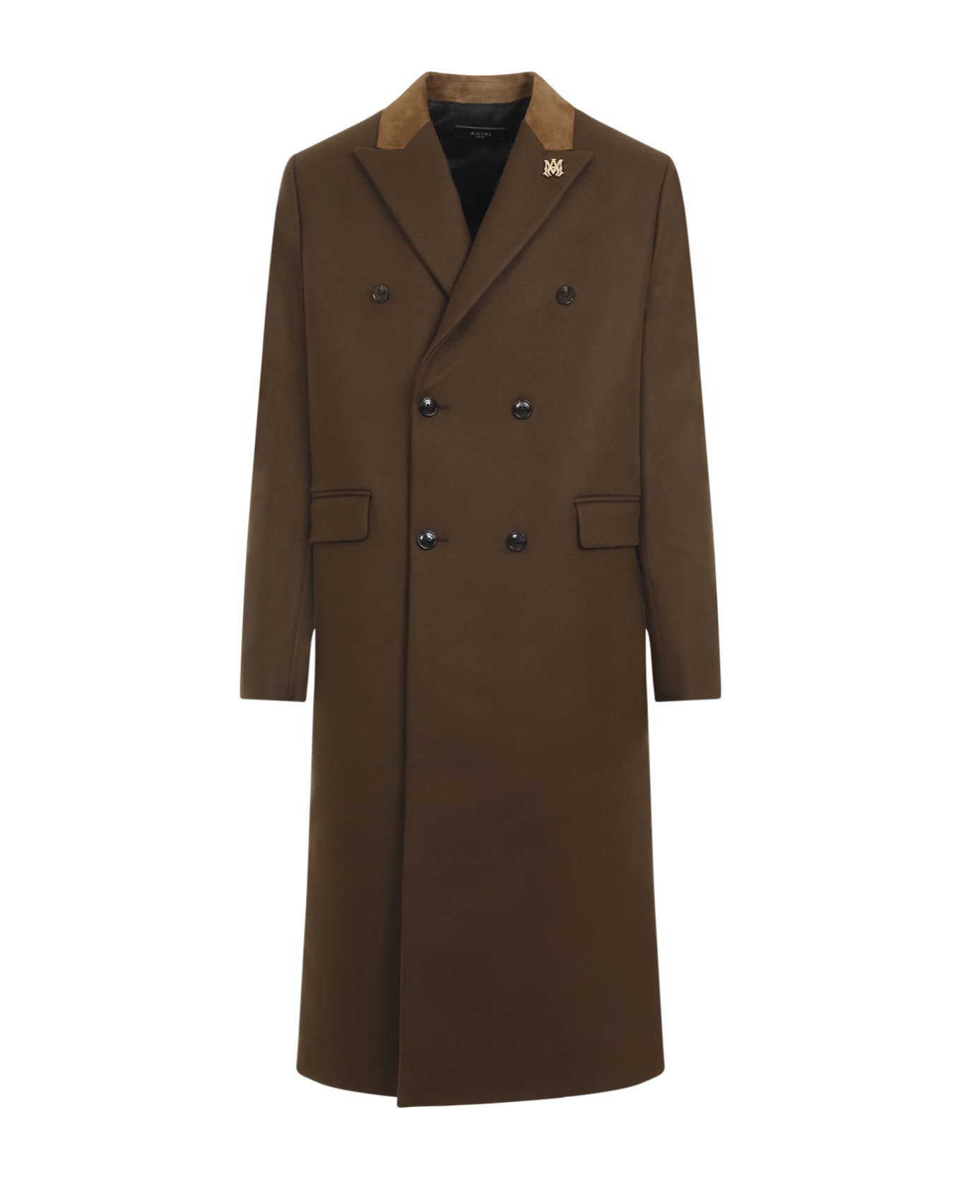 AMIRI Db Overcoat - Dark Brown