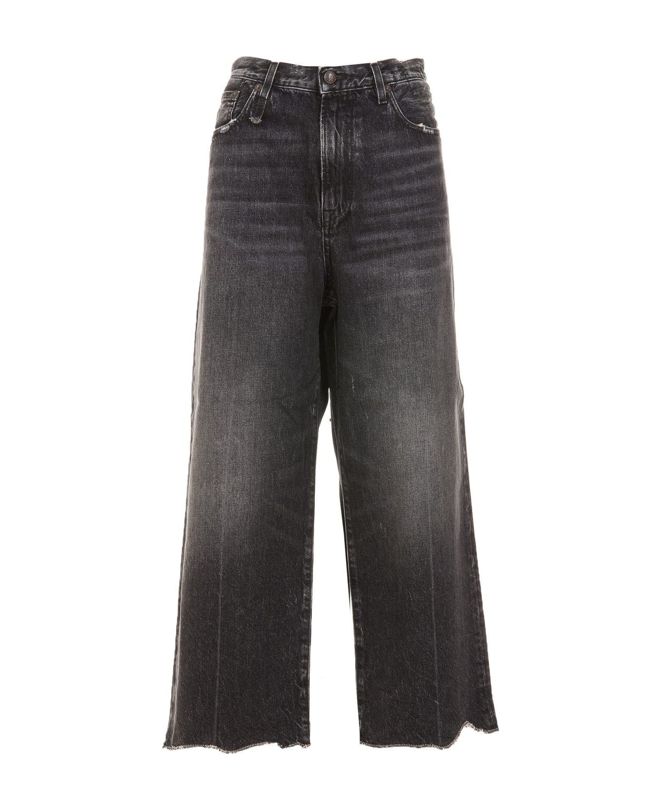 R13 High-rise Wide-leg Jeans Jeans - NERO