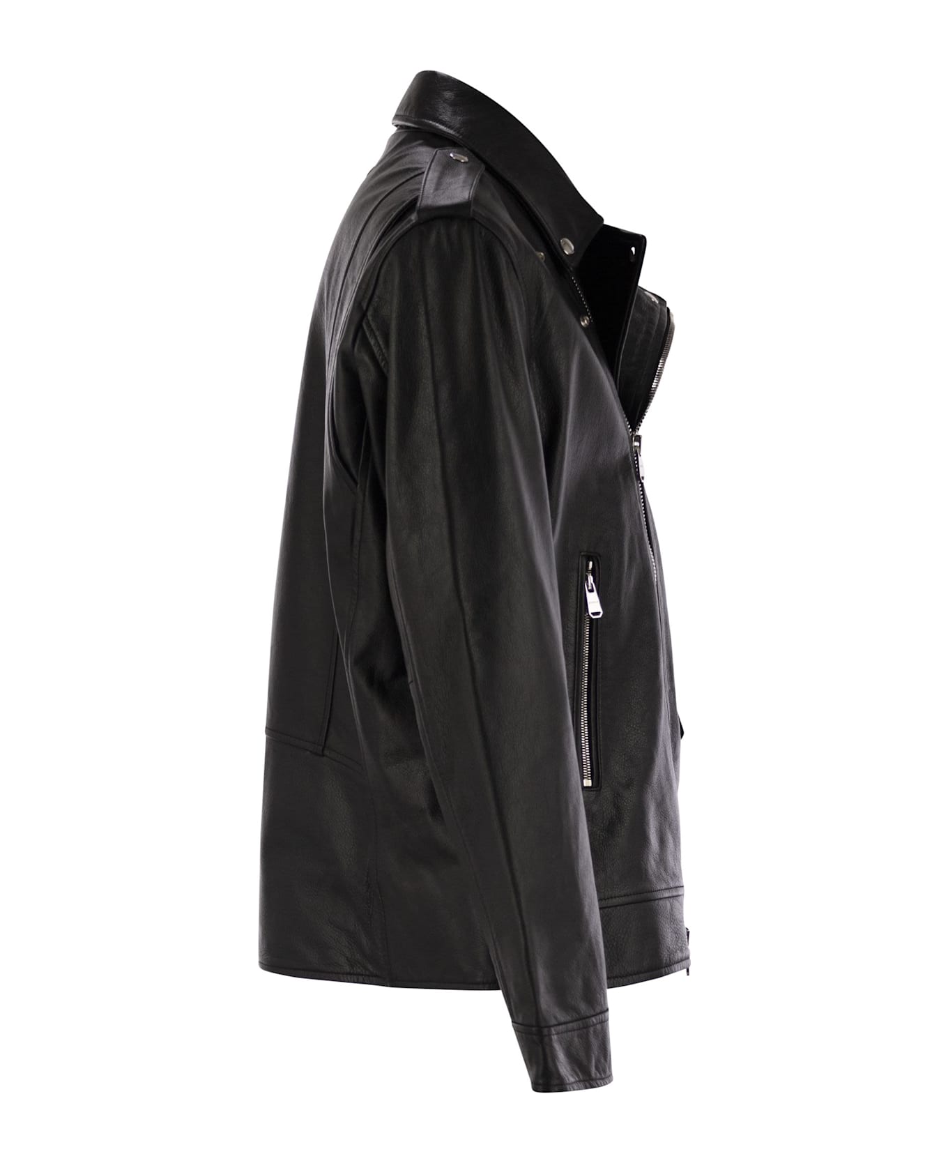Dondup Leather Jacket - Black