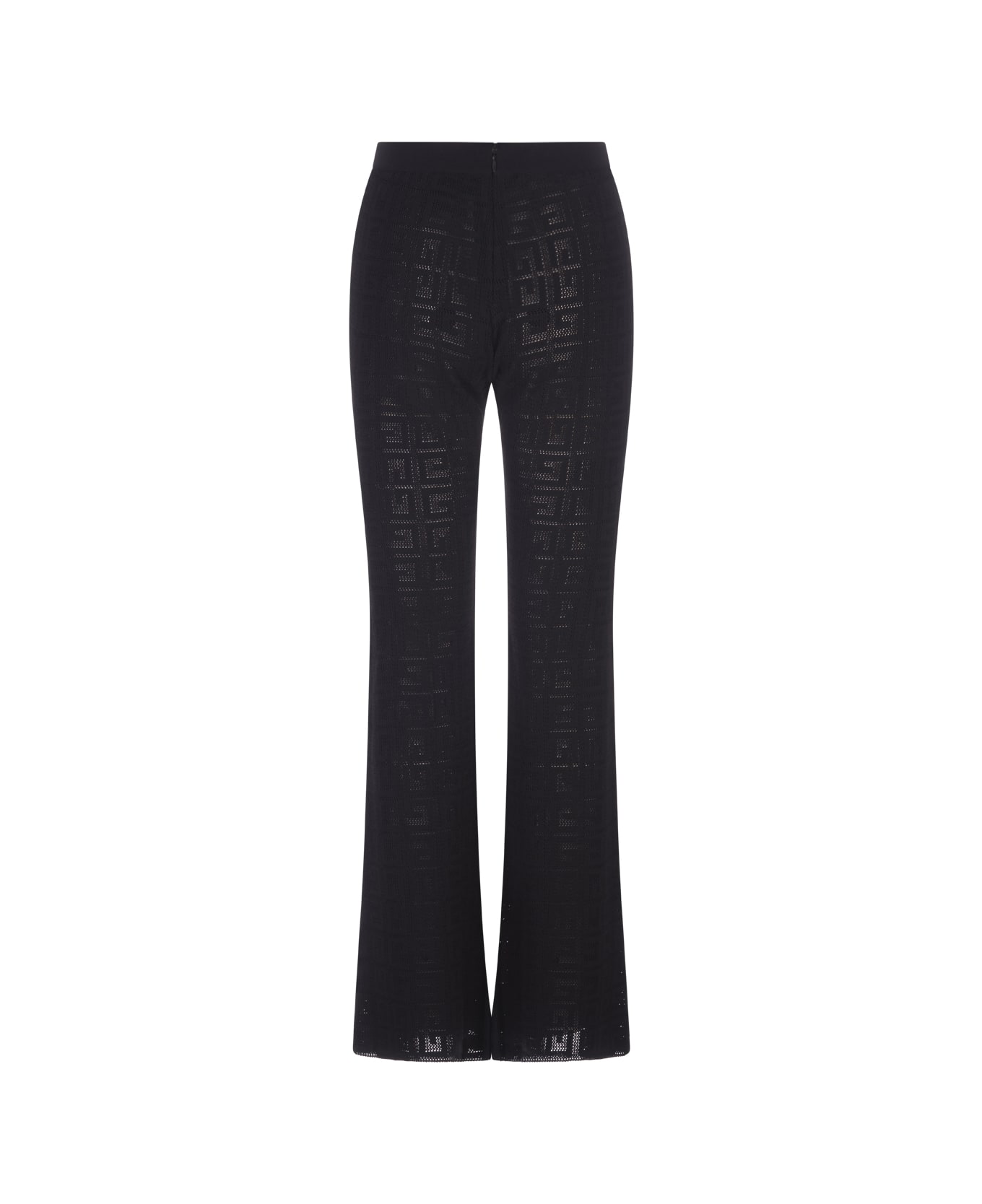 Givenchy 4g Jacquard Flared Trousers - Black ボトムス