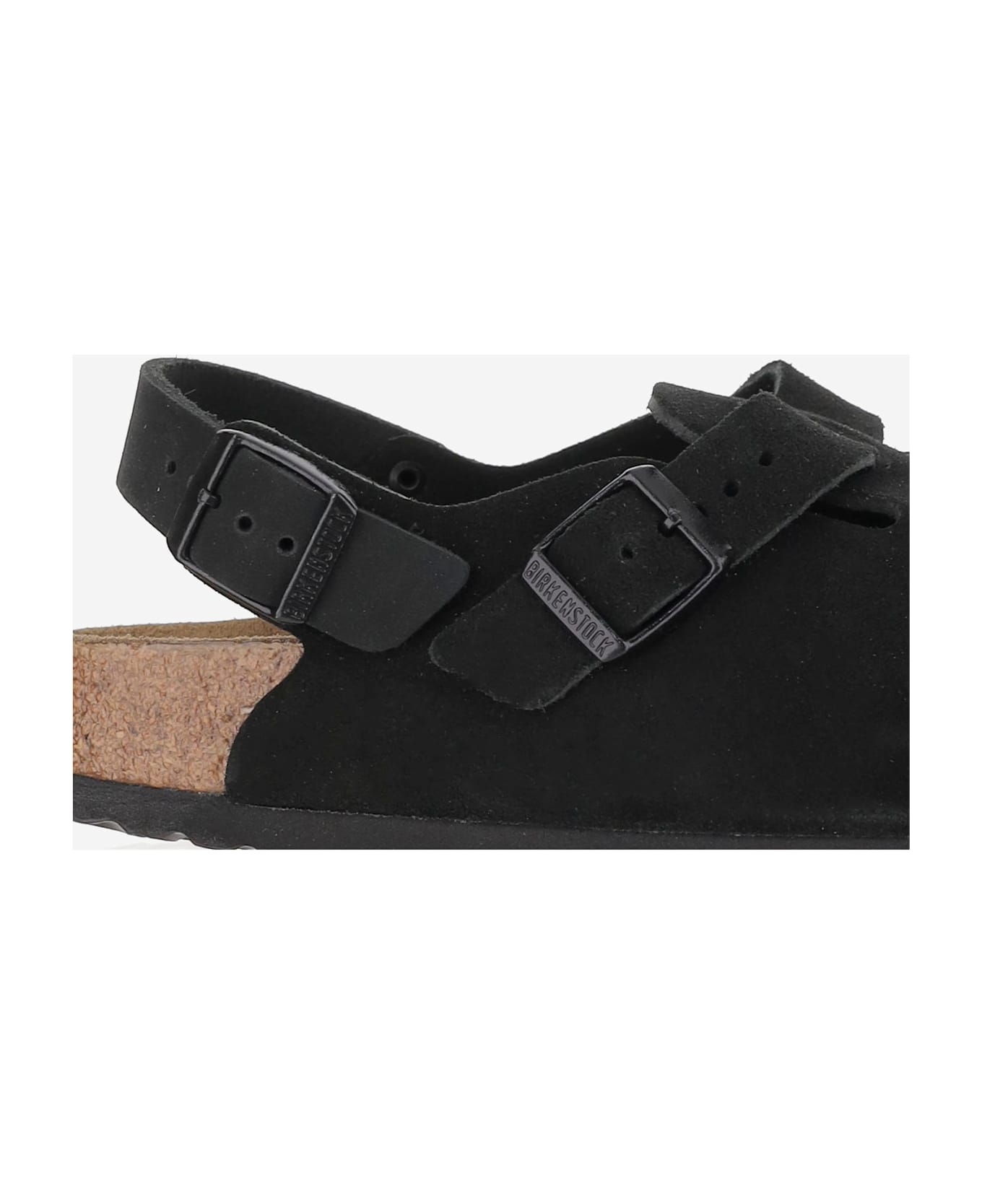 Birkenstock Tokio Suede Sabot - Black