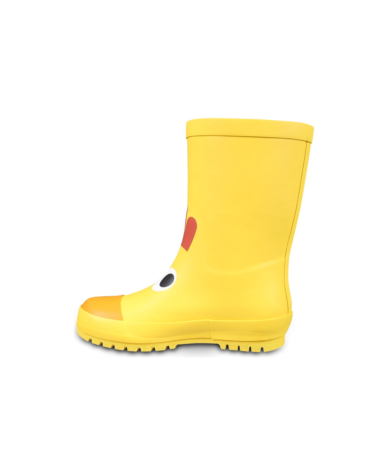 Stella McCartney Kids Yellow Rain Boots For Boy With Rooster - Yellow