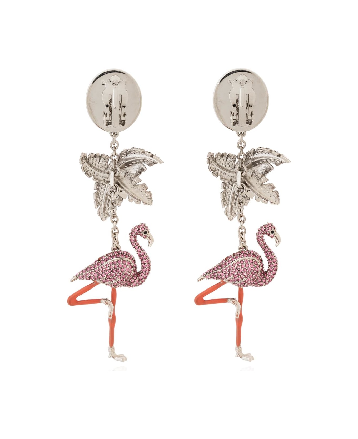 Balmain Brass Clips - PINK/SILVER