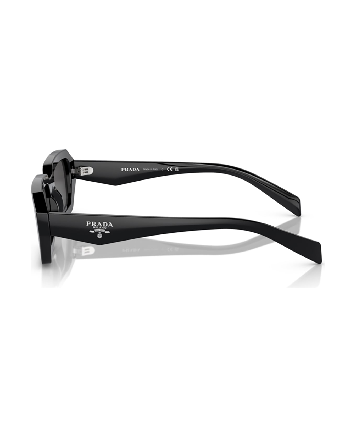 Prada Eyewear Pr A12s Black Sunglasses - Black