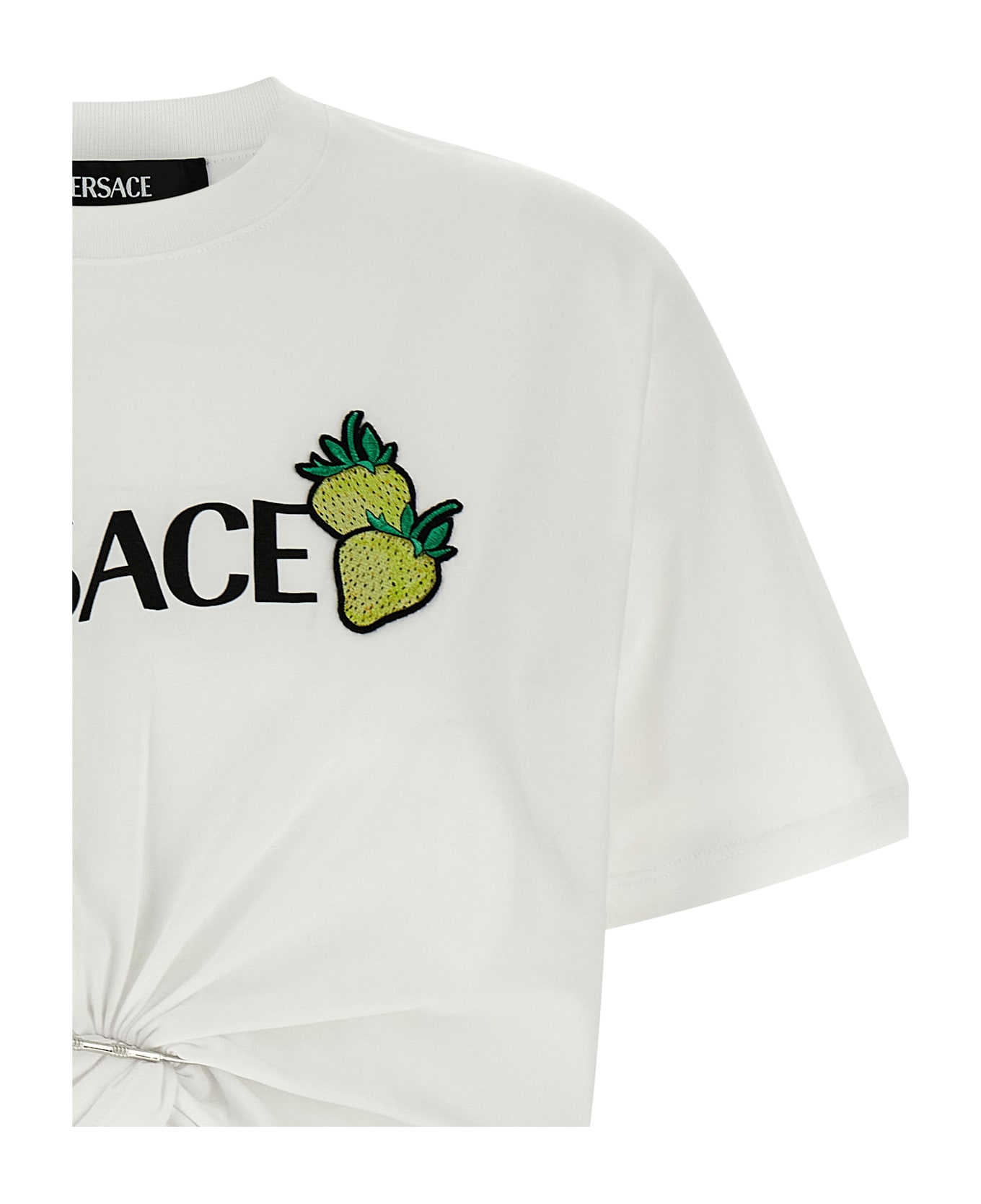 Versace 'strawberry Patch' T-shirt - White