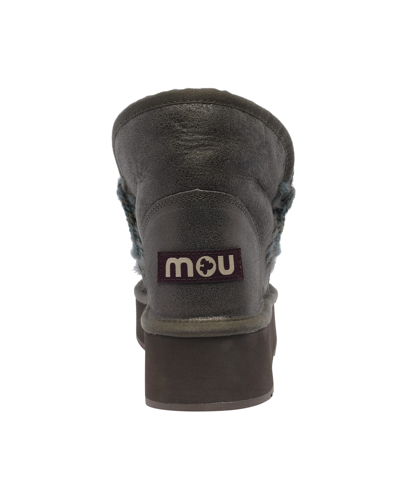 Mou Mini Eskimo Paltform Booties - Grey