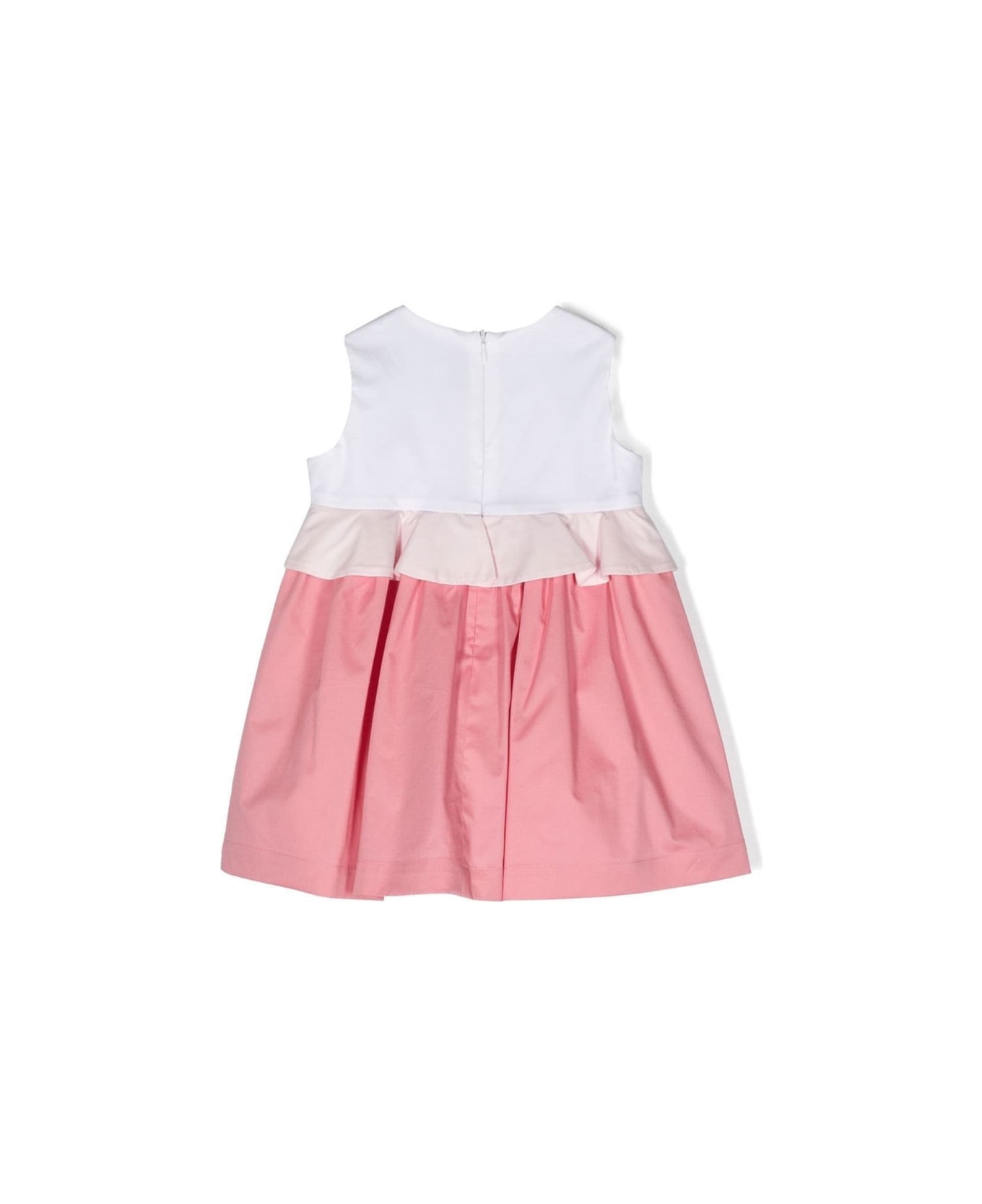 Il Gufo Two-tone Sleeveless Dress - MULTICOLOUR