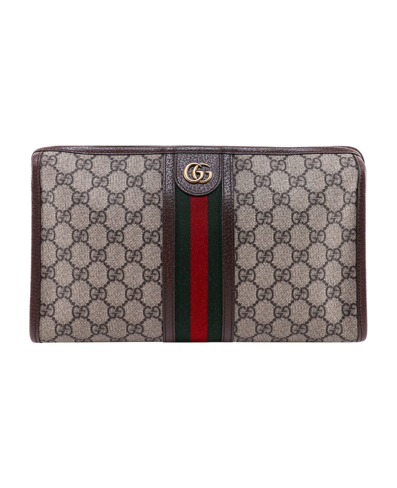 Gucci Ophidia Gg Beauty Case - Brown