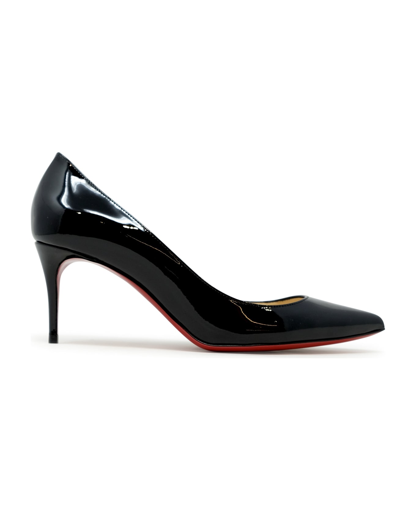 Christian Louboutin Black Patent Kate 70 Pumps - Black