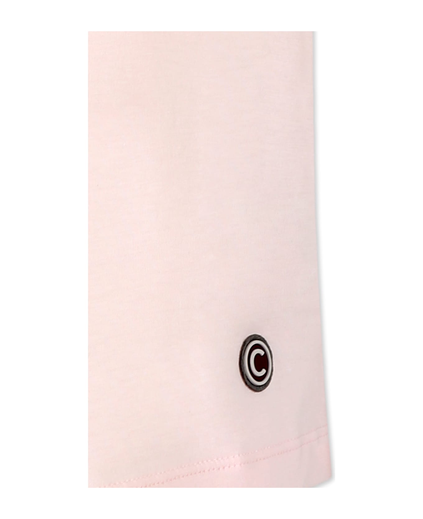 Colmar Pink T-shirt For Girl With Logo - Pink