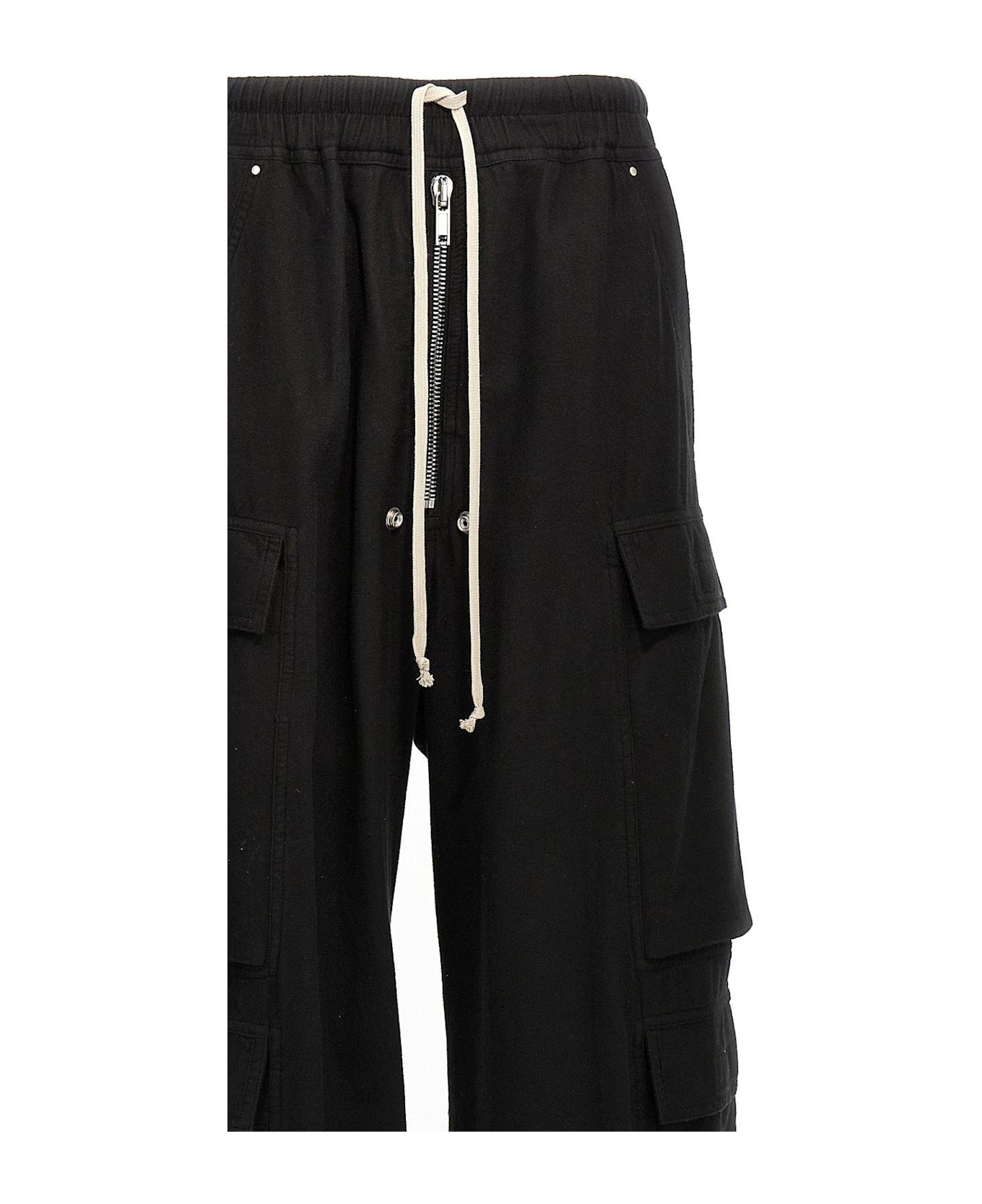 DRKSHDW Double Cargo Jumbo Belas Pants - BLACK