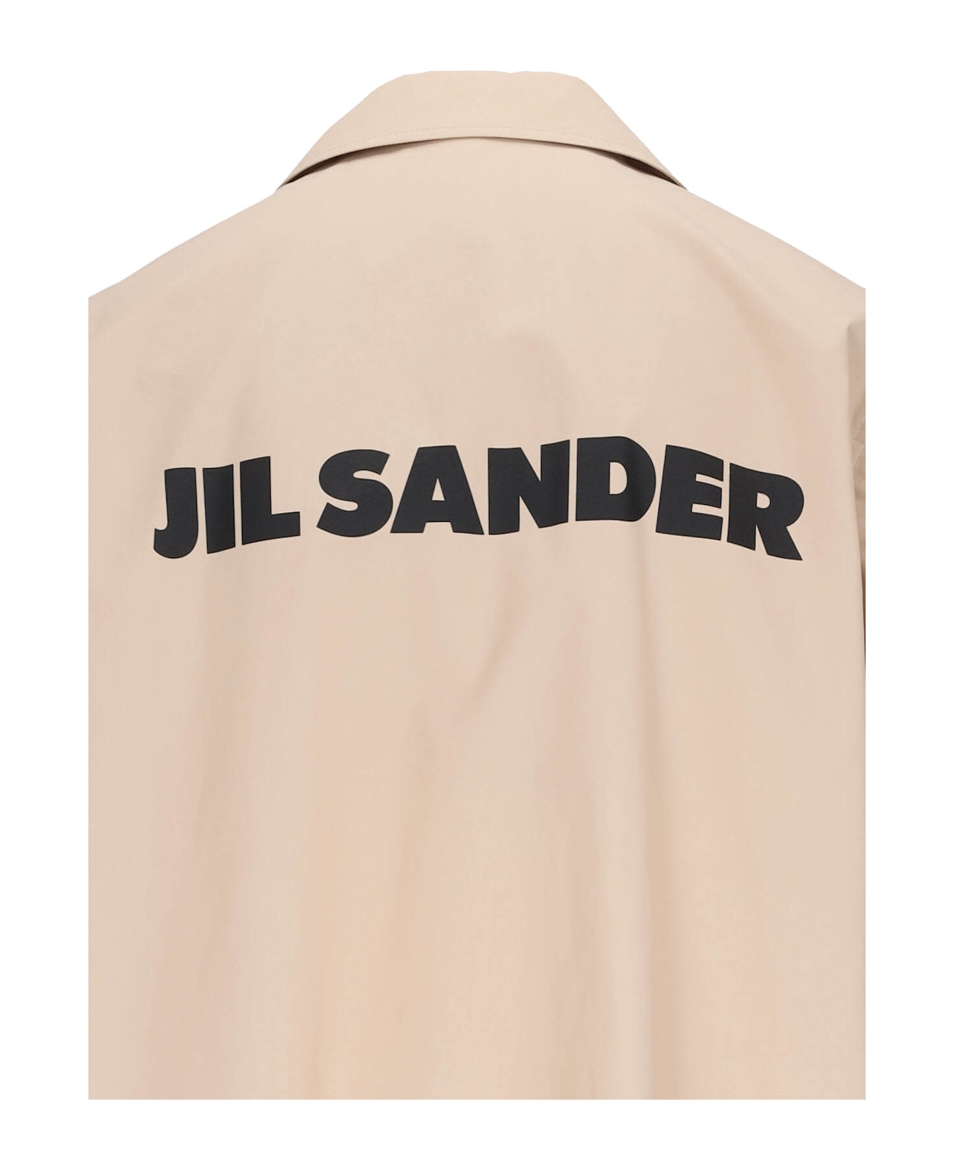 Jil Sander Logo Trench Coat - Beige
