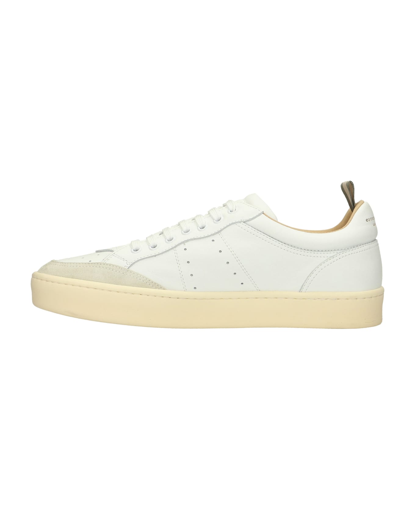 Officine Creative Sneakers In White Leather - white
