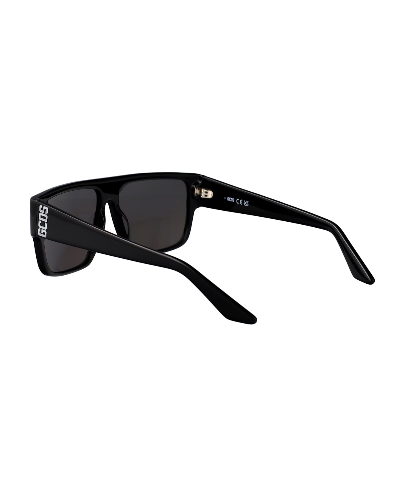 GCDS Gd0063 Sunglasses - nero lucido / fumo