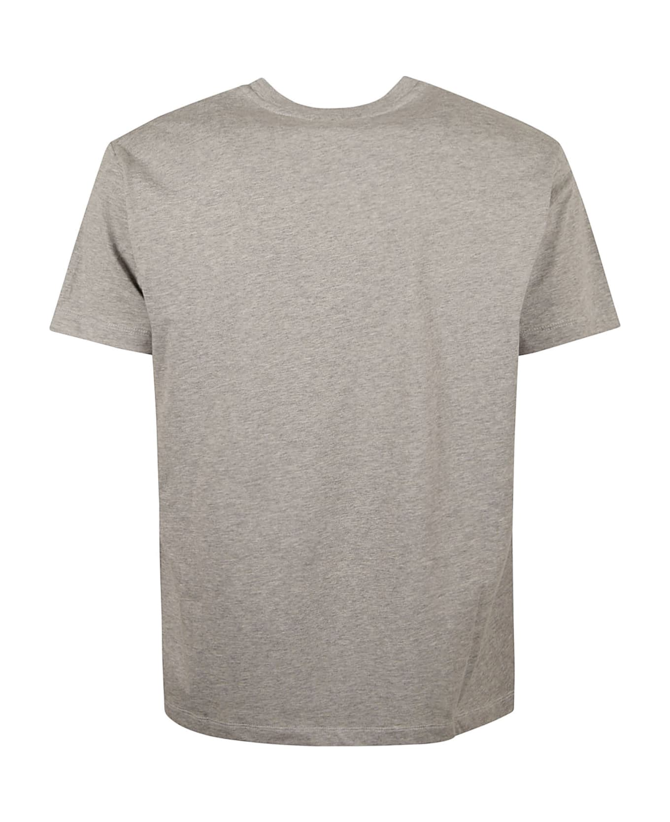 Vilebrequin Logo Print Regular T-shirt - Grey Melange