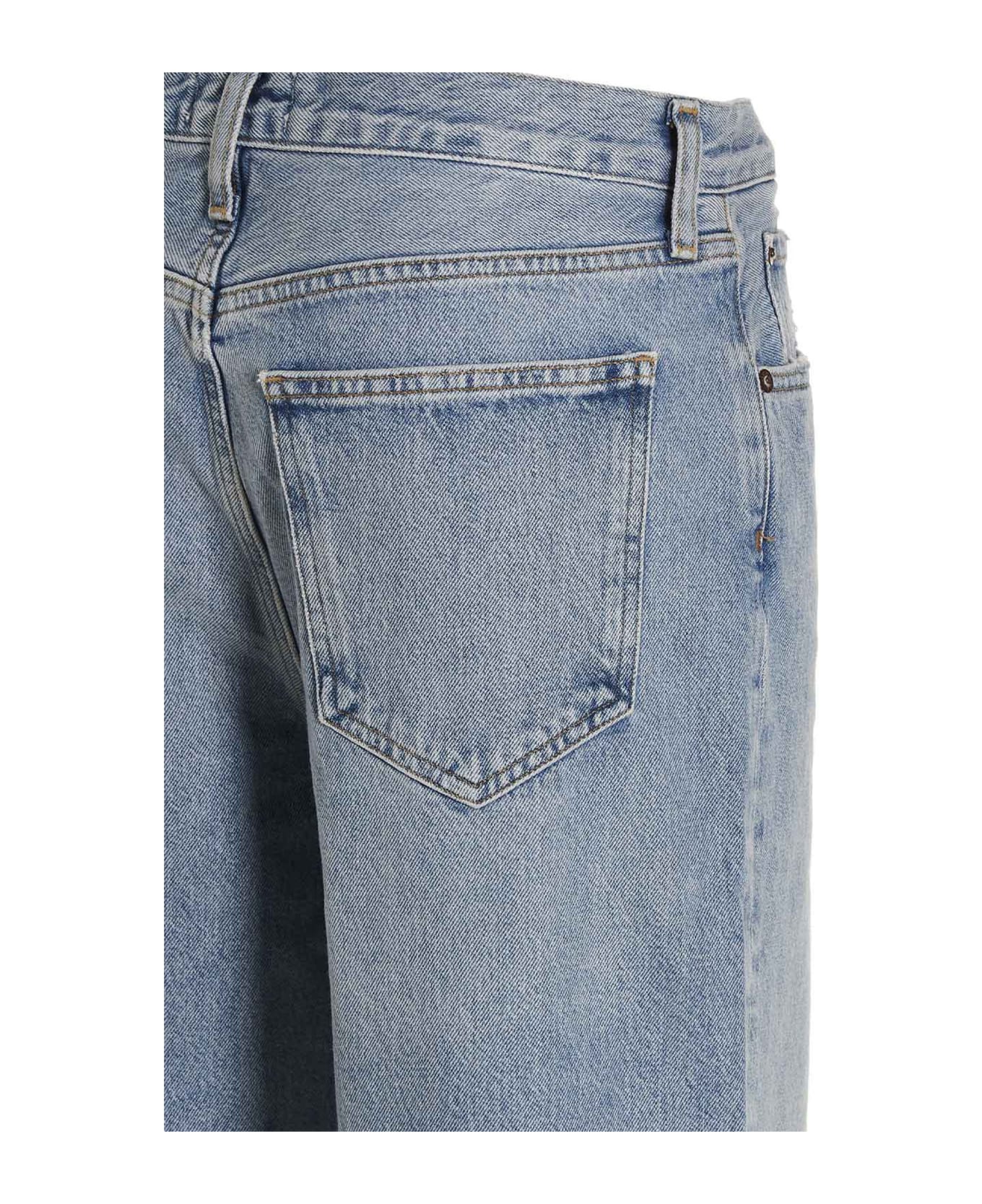 AGOLDE Jeans 'low Rise Baggy' - Light Blue