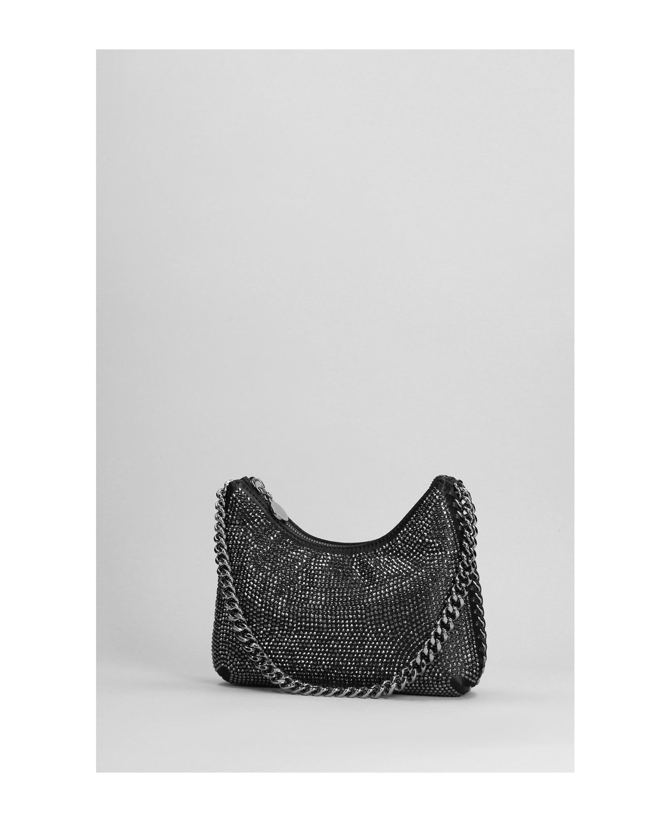 Stella McCartney Falabella Shoulder Bag In Black Polyester - black