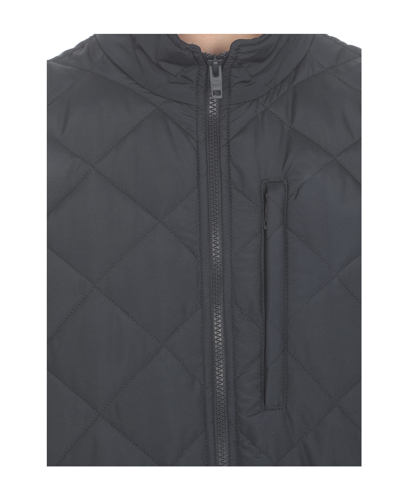 Fay Quilted Vest With Pockets