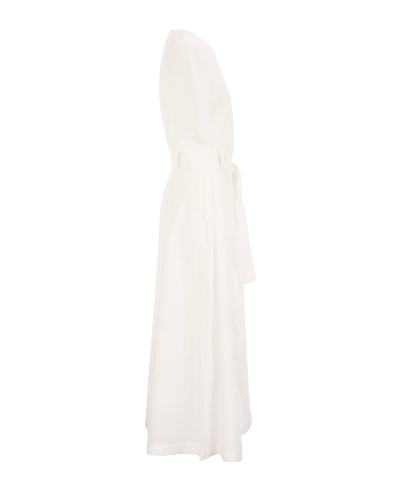 Fabiana Filippi Silk Crepe Suit - White